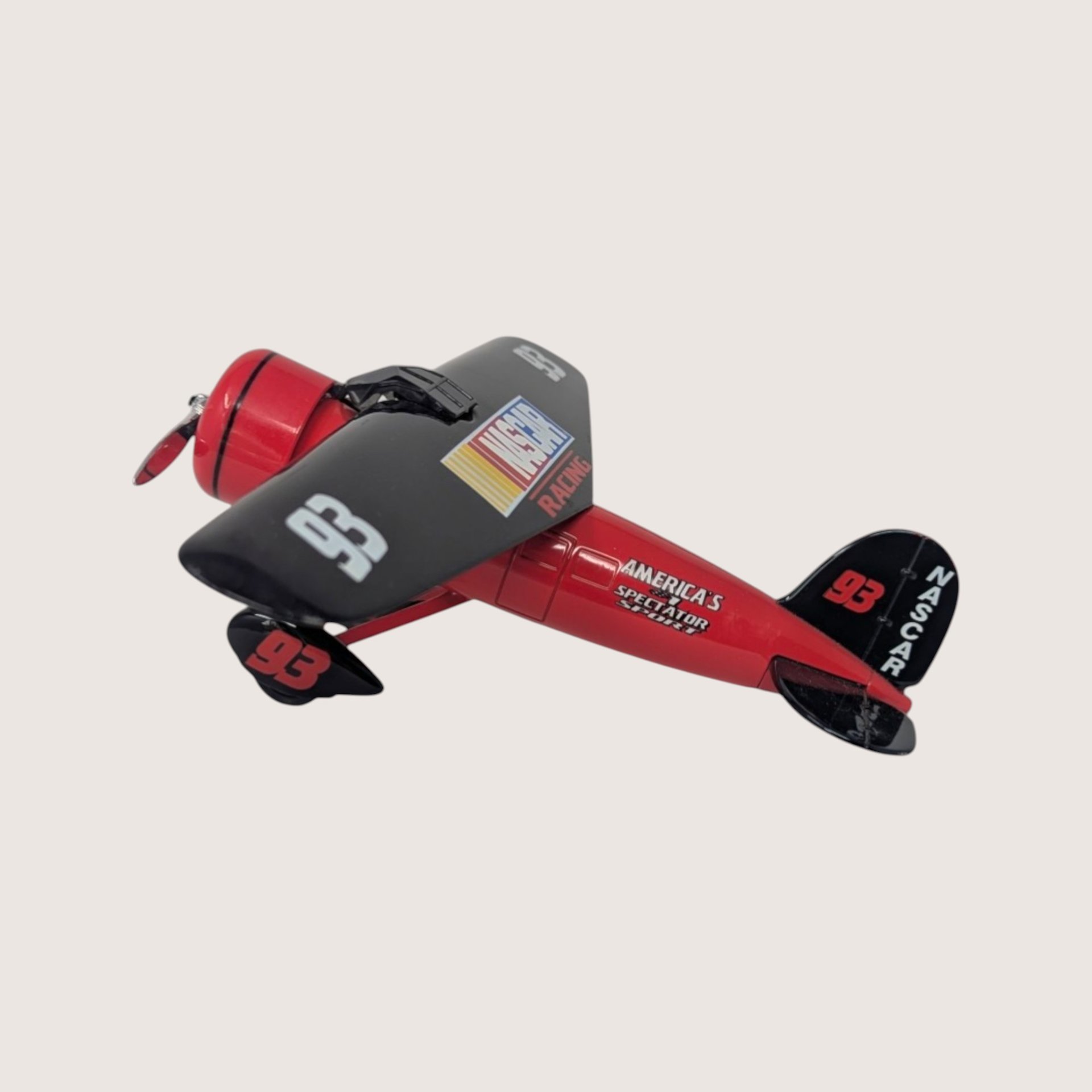 1994 Racing Champions Travel Air Model R NASCAR Airplane Bank