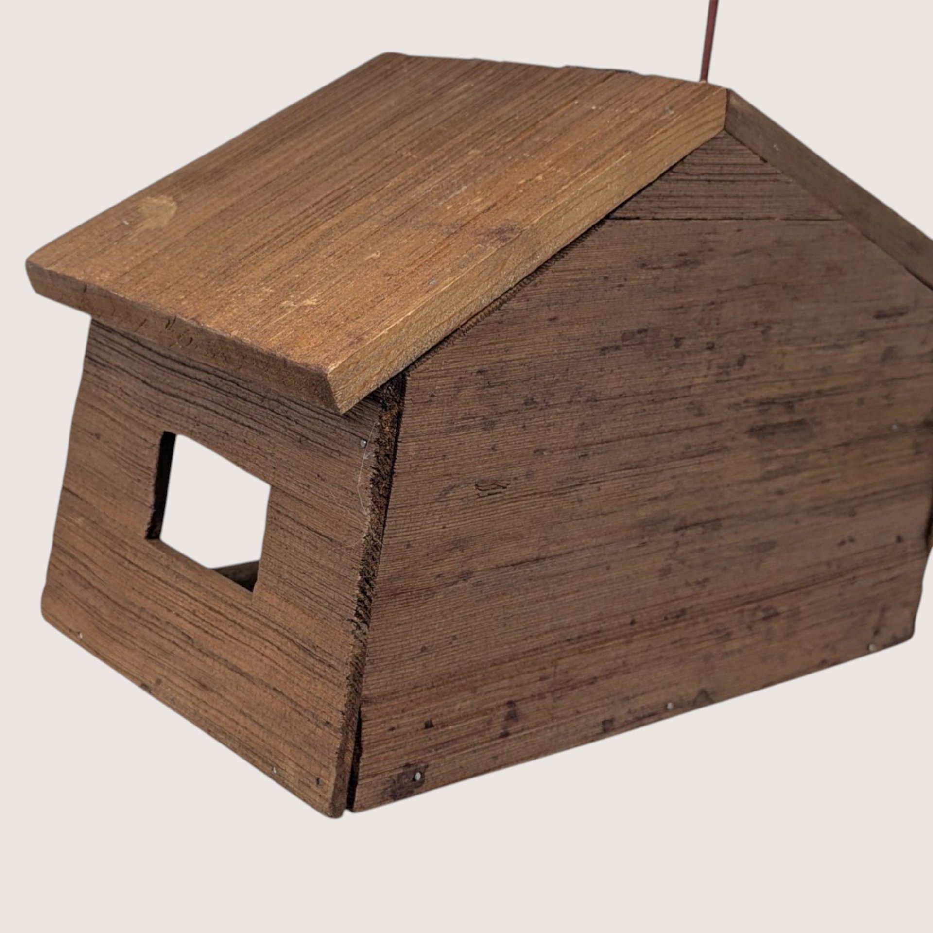 1980s Handmade Wooden Nativity Set