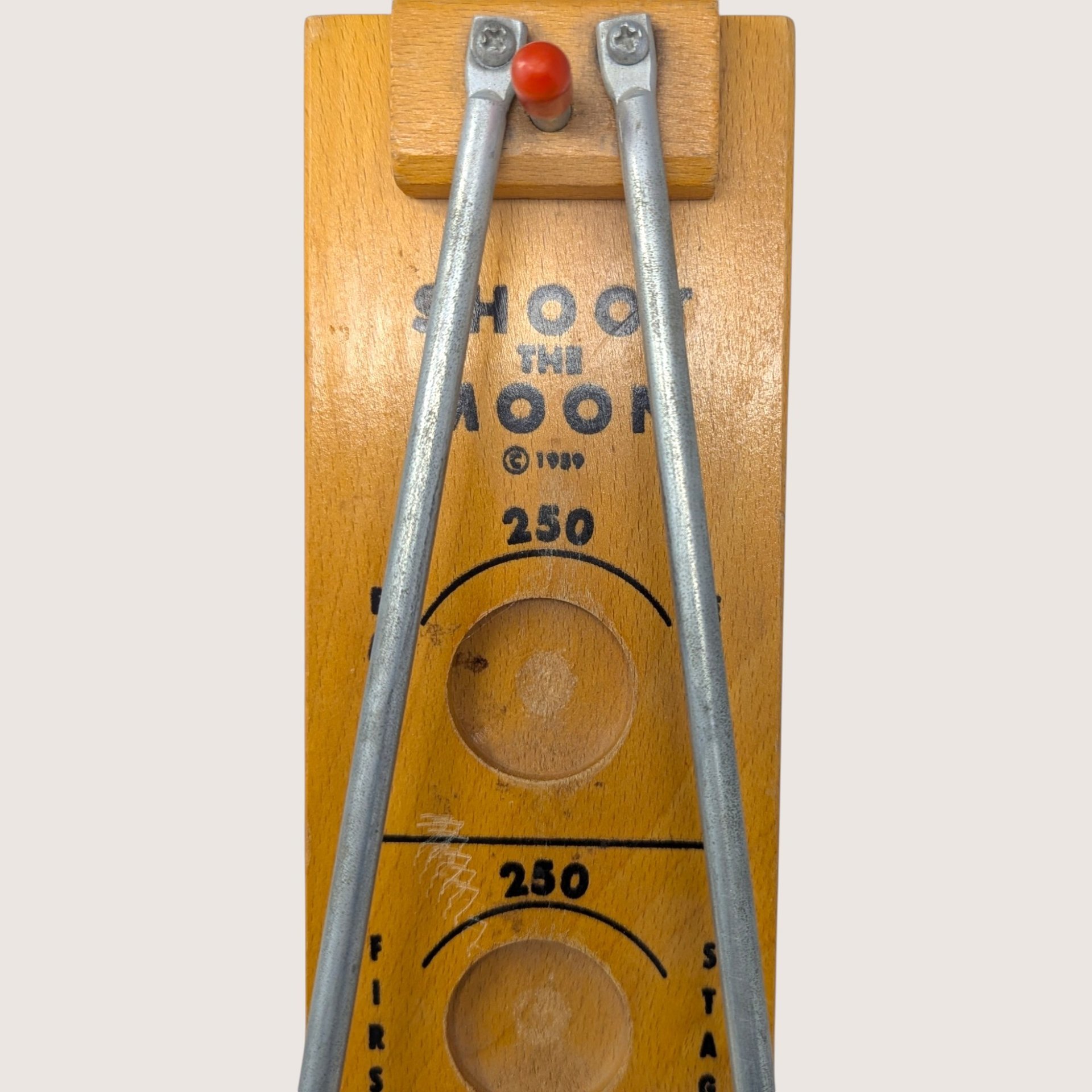 1970s Drueke Shoot the Moon Wooden Game