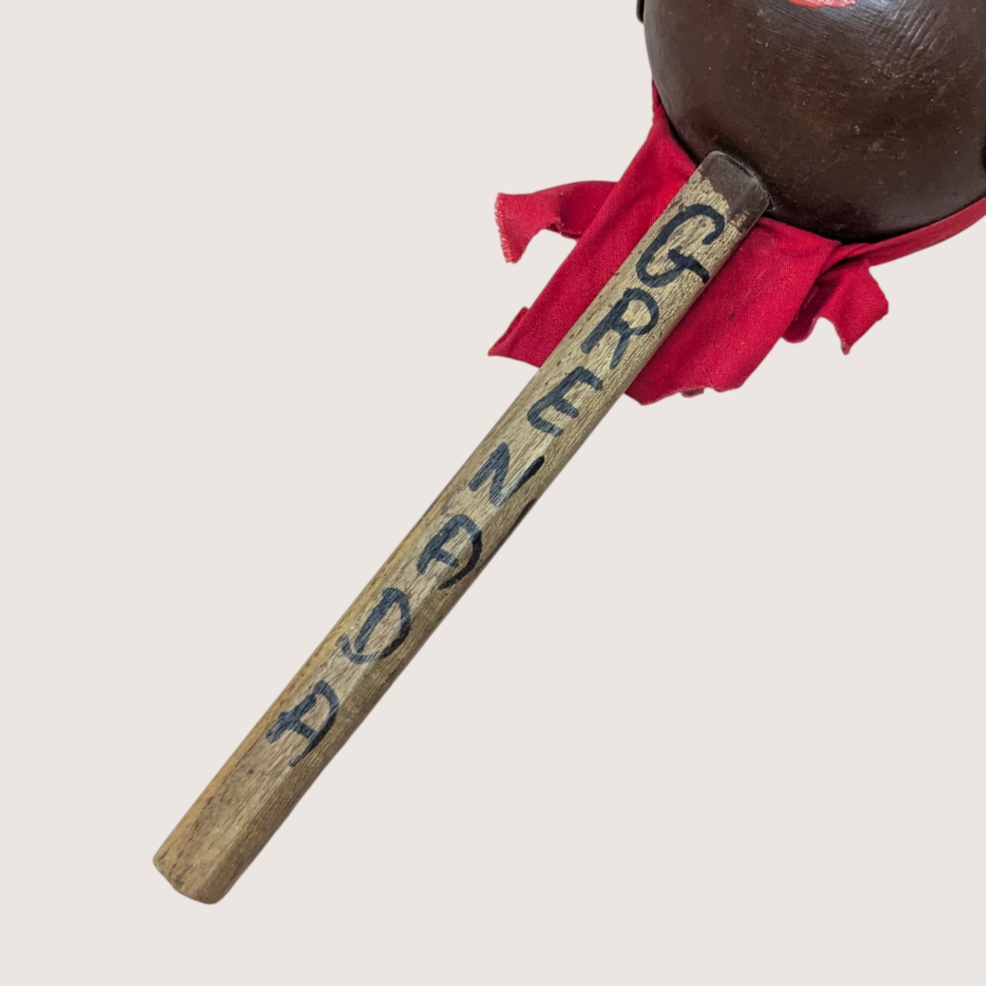 Vintage Handpainted Wooden Grenada Souvenir Maraca