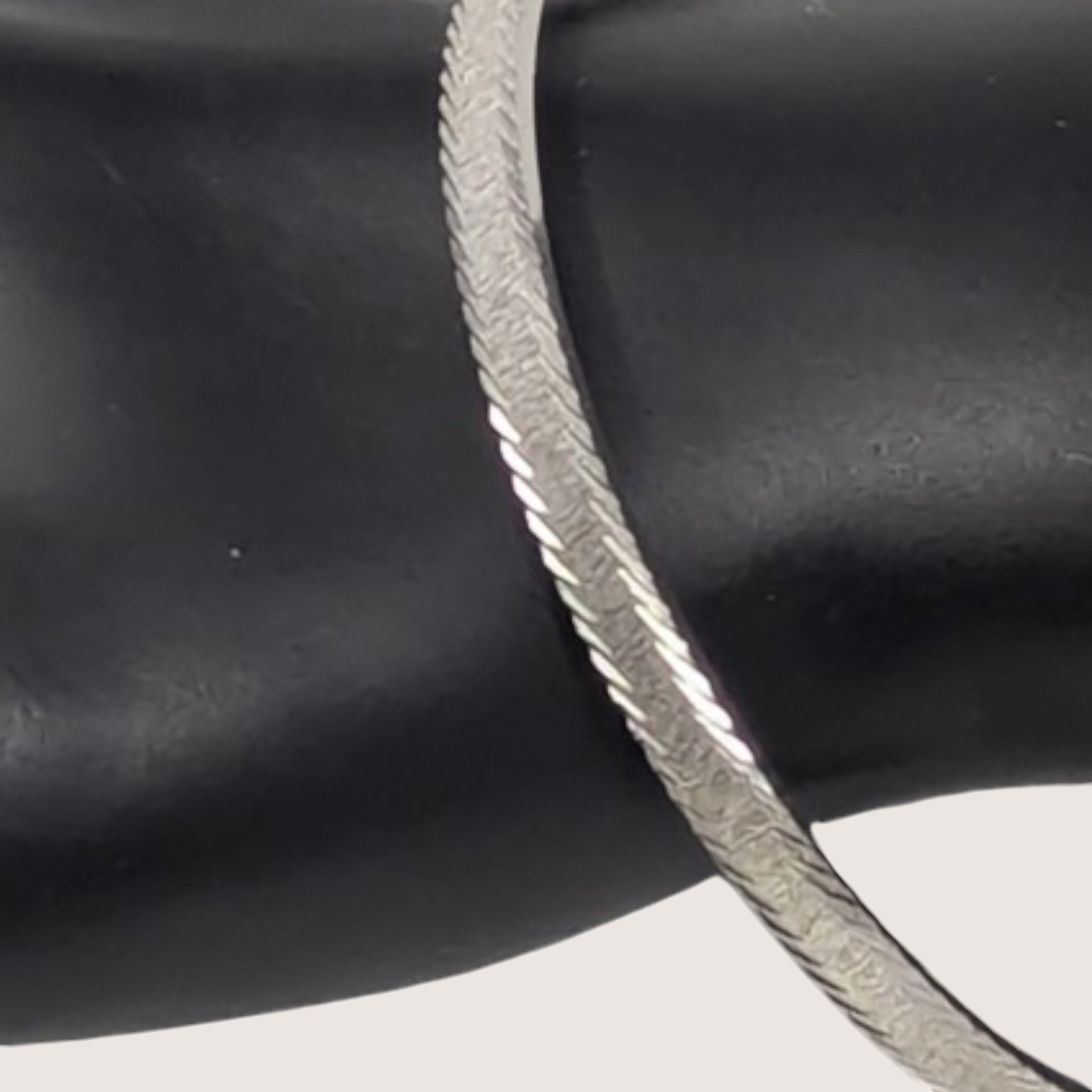 Vintage Trifari Silver Tone Textured Bangle Bracelet