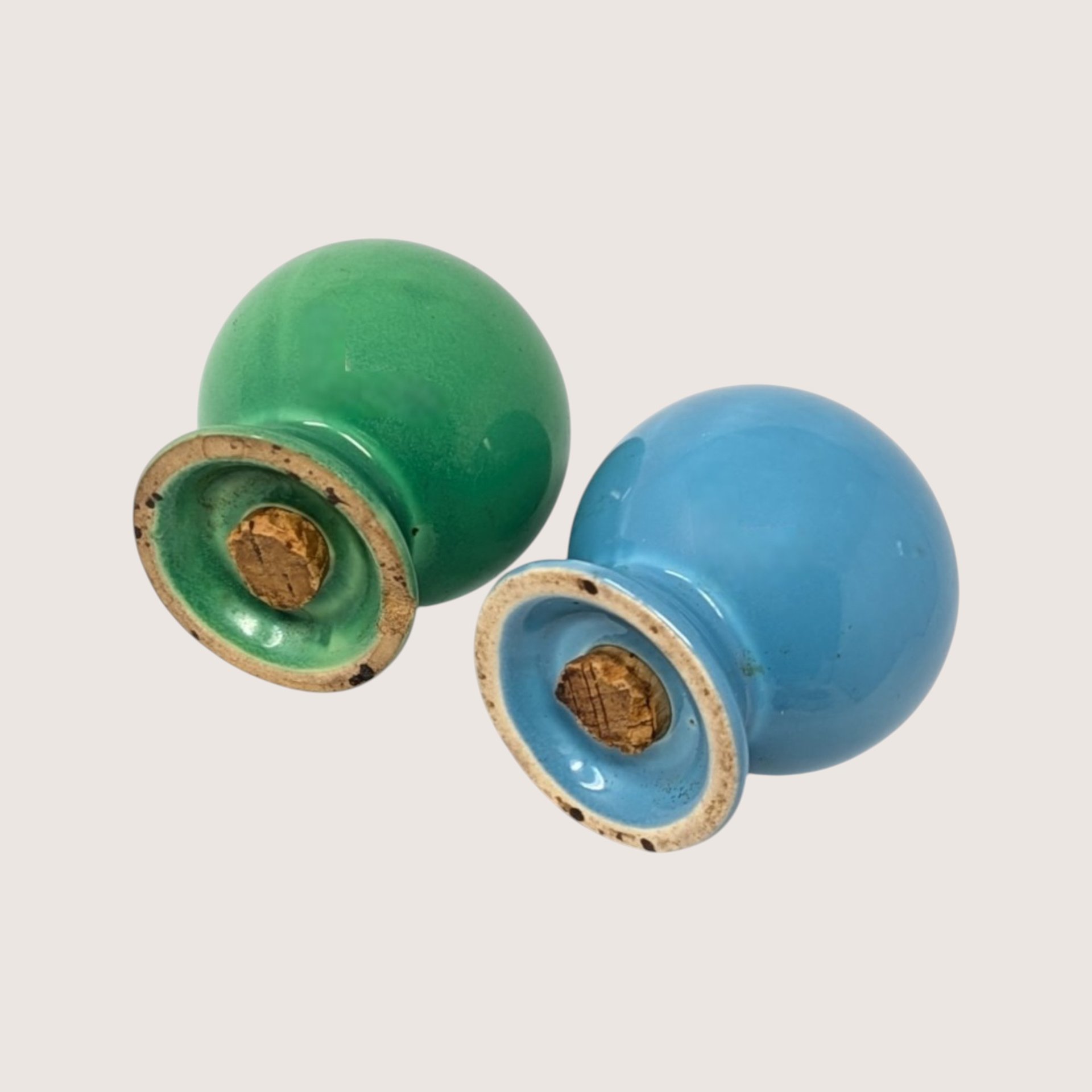 Vintage Fiesta Ball Salt and Pepper Shaker Set