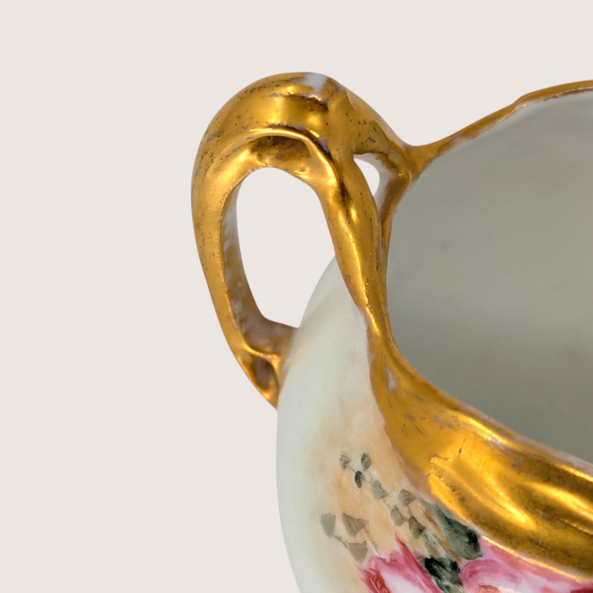 Antique RC Bavaria Floral Porcelain Creamer