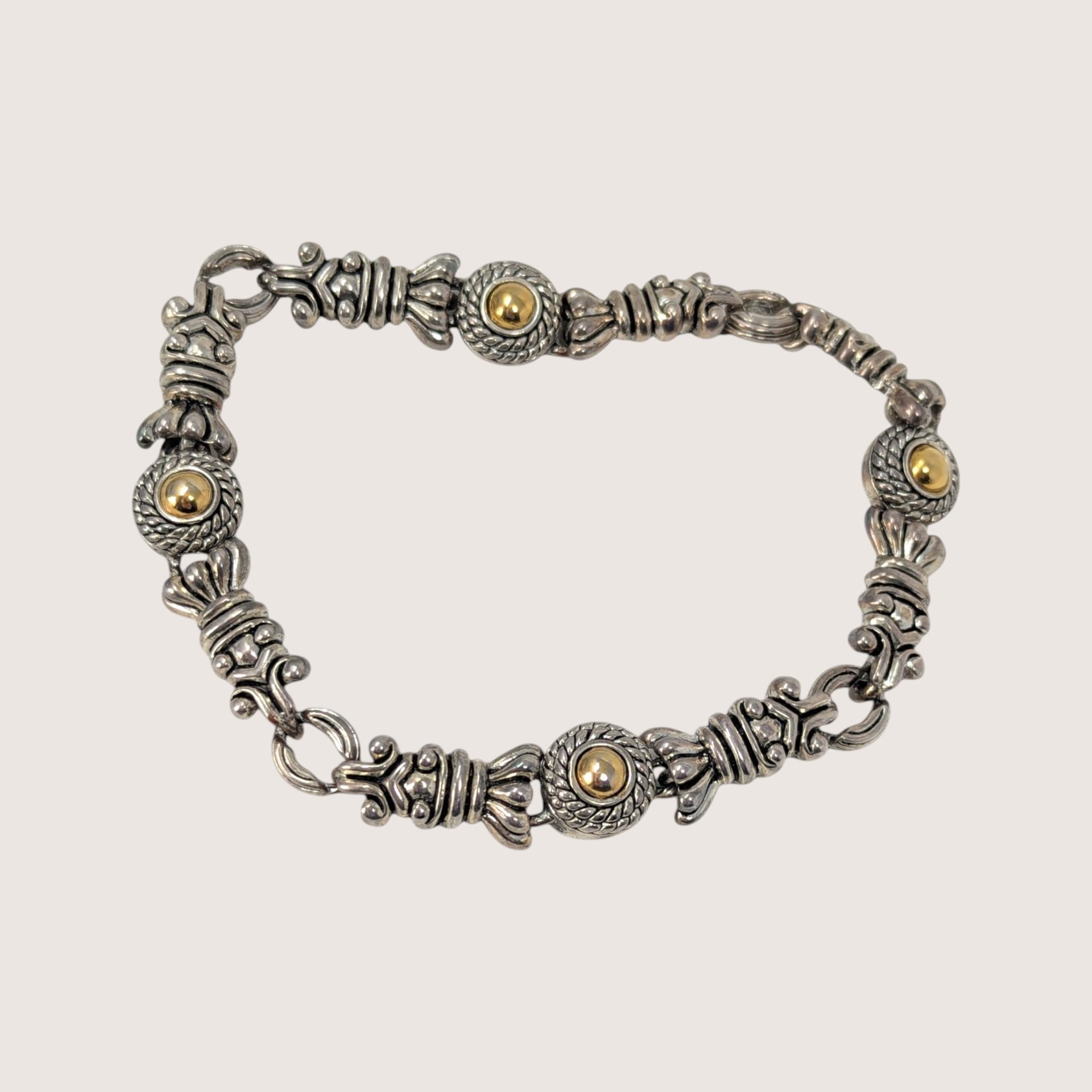 Vintage Premier Designs Two Tone Link Bracelet