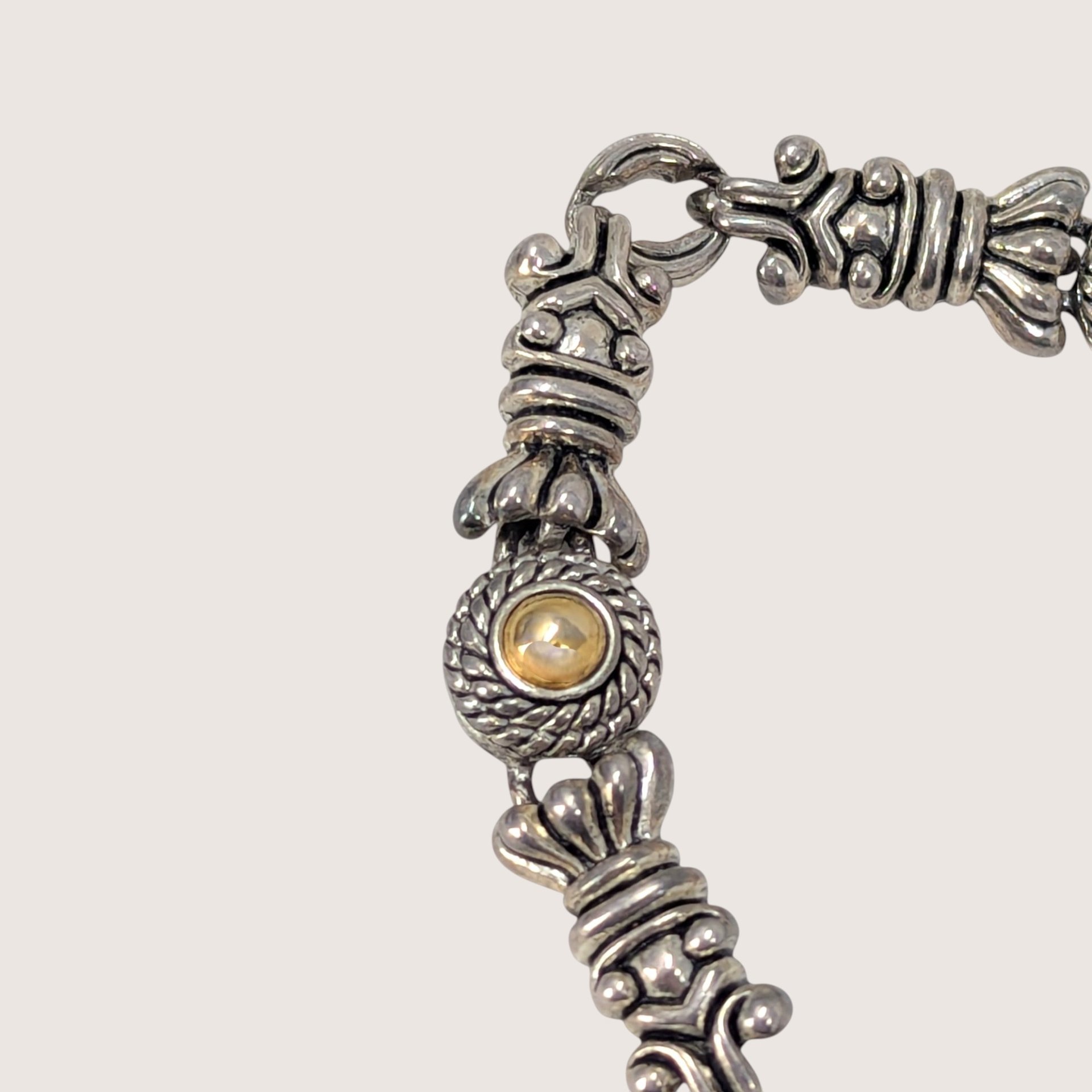 Vintage Premier Designs Two Tone Link Bracelet