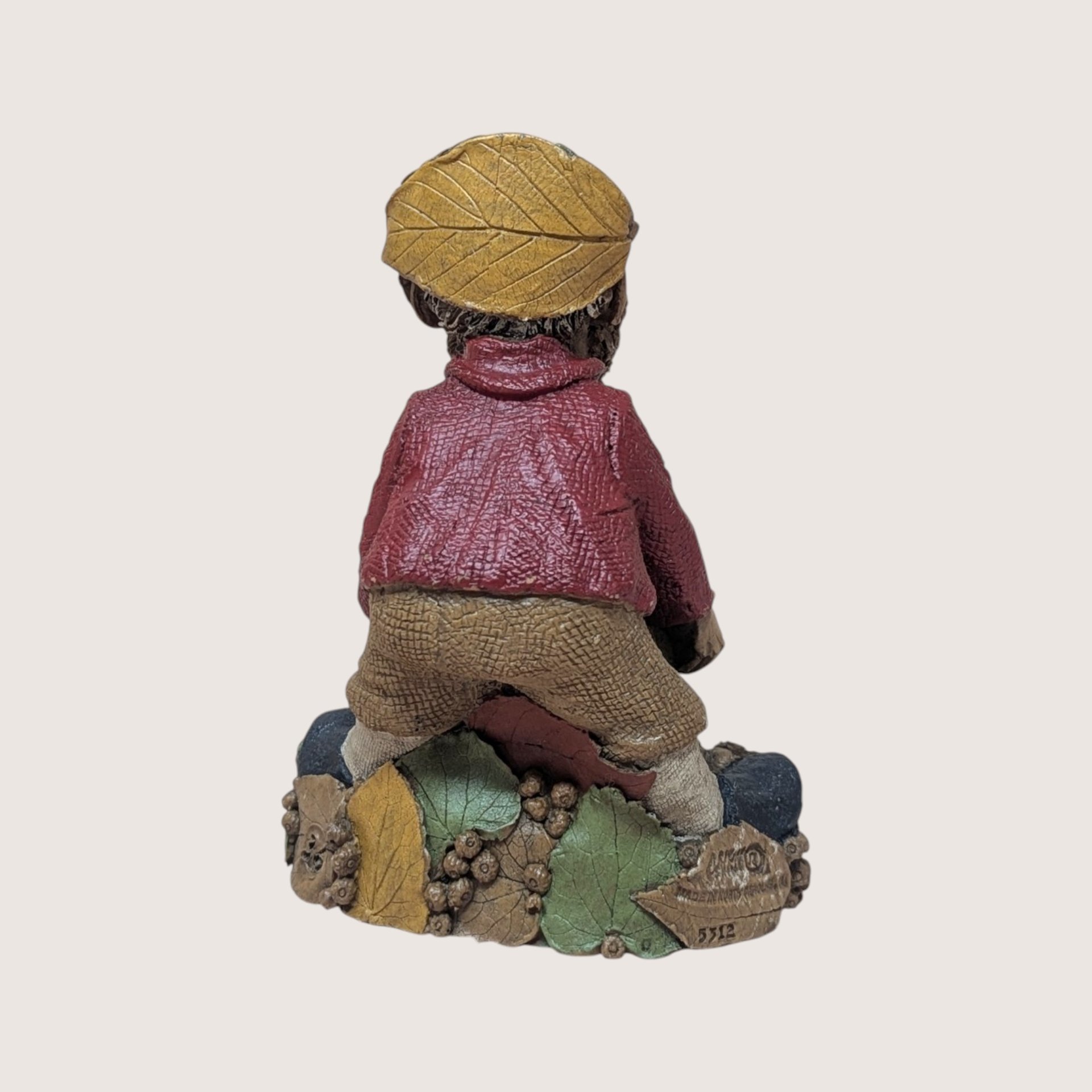 Signed 1986 Tom Clark "Why" Figurine: Gnome with Baseball