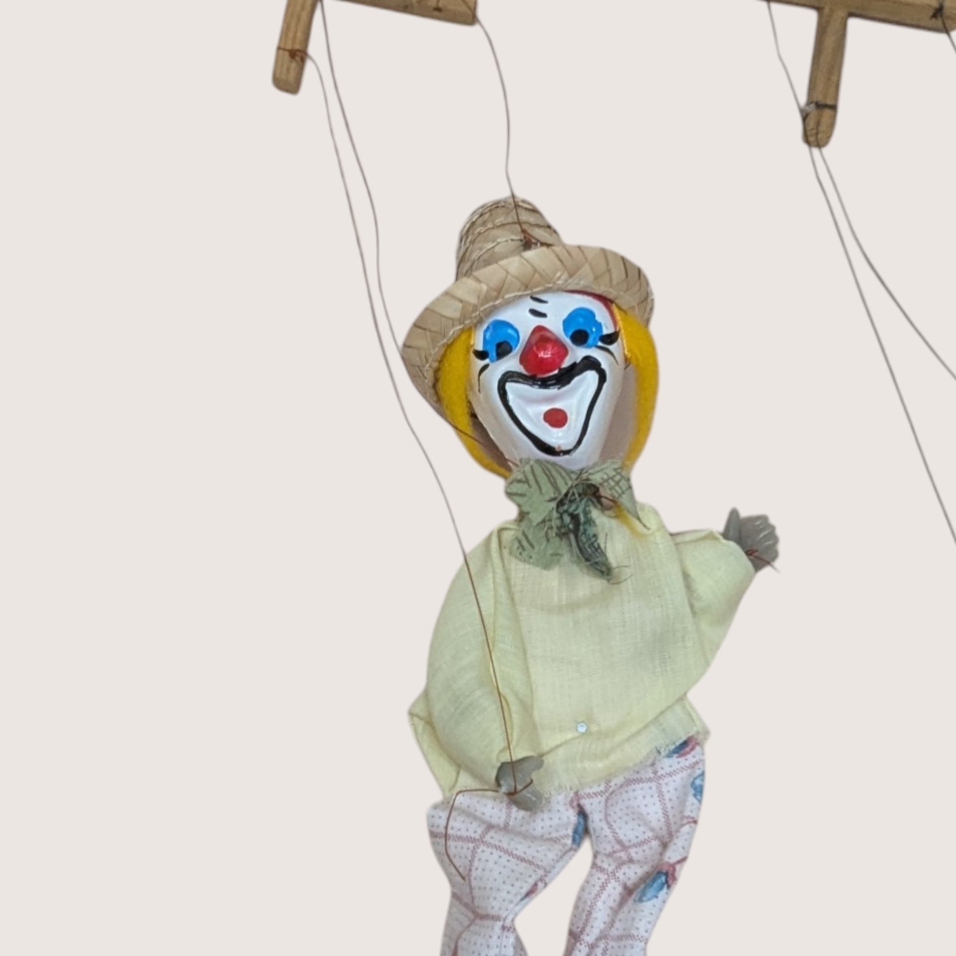 Vintage Marionette Puppet Pair