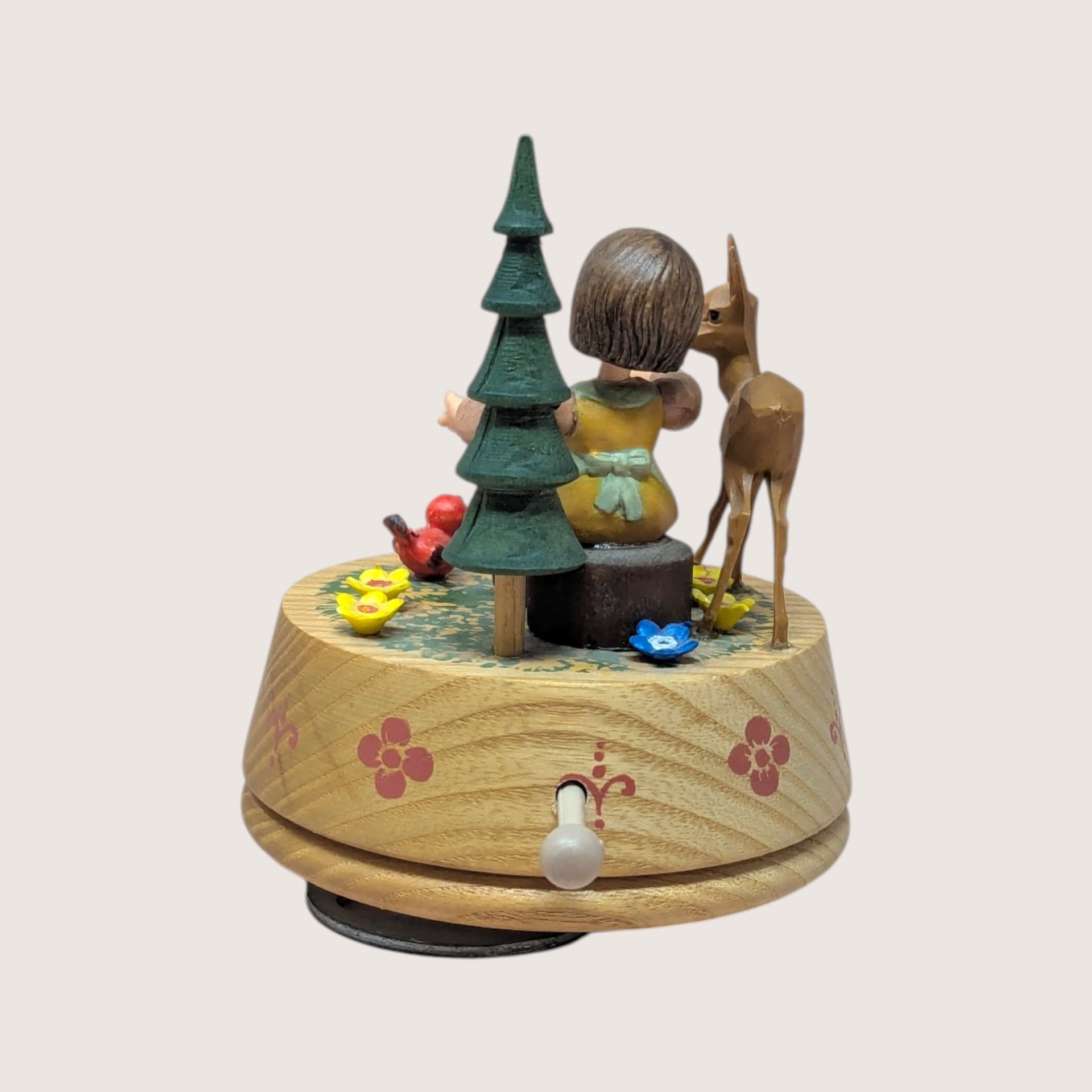 Vintage Anri Talk to the Animals Rotating Music Box