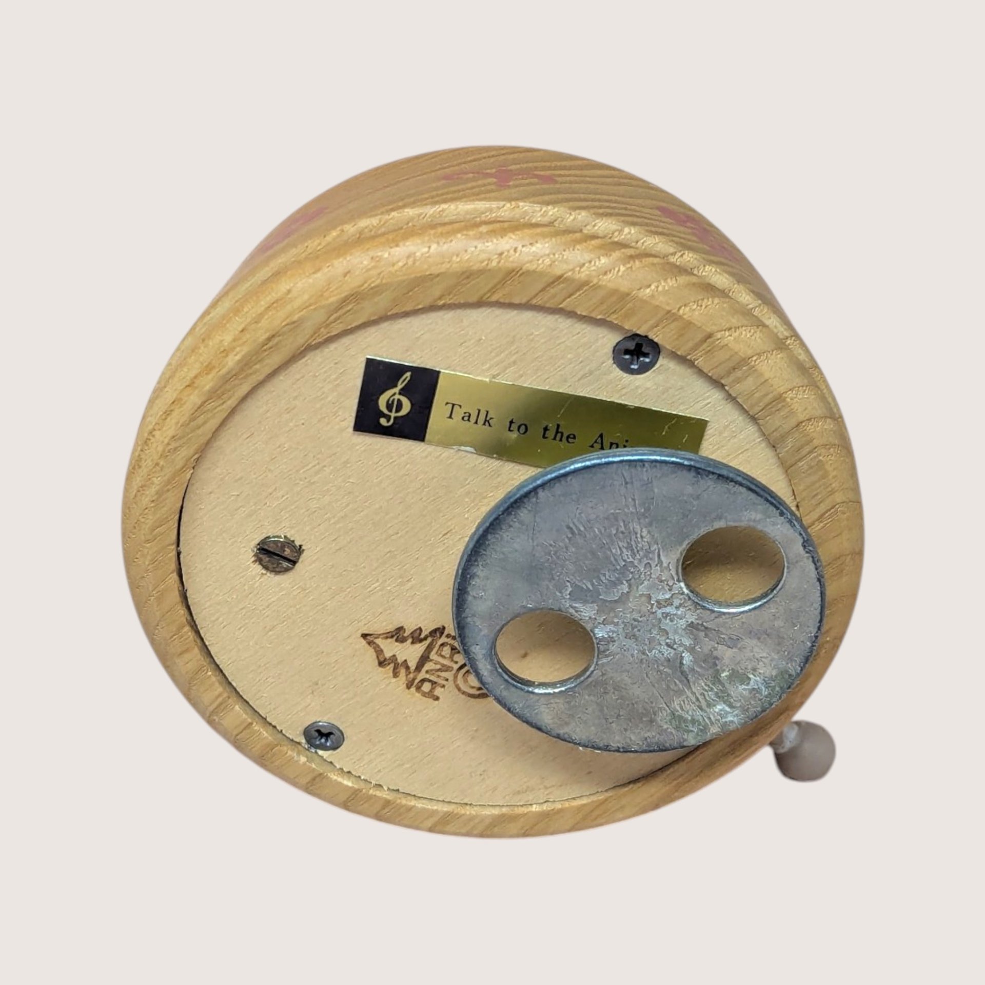 Vintage Anri Talk to the Animals Rotating Music Box