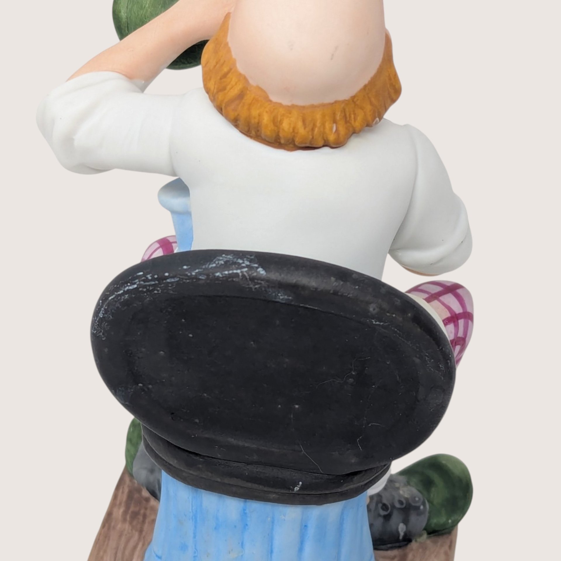 Vintage Toscany Ceramic Clown Pouring Wine Figurine