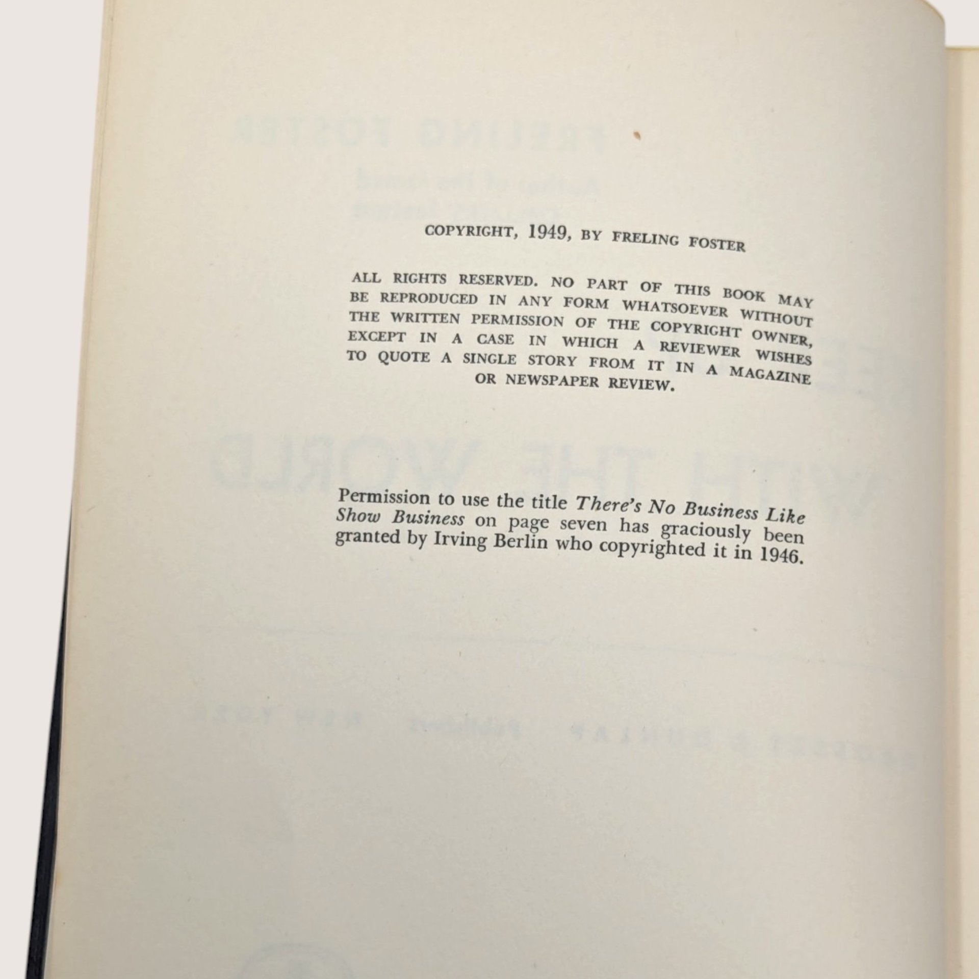 1940s Keep Up with the World Freling Foster Hardcover Book