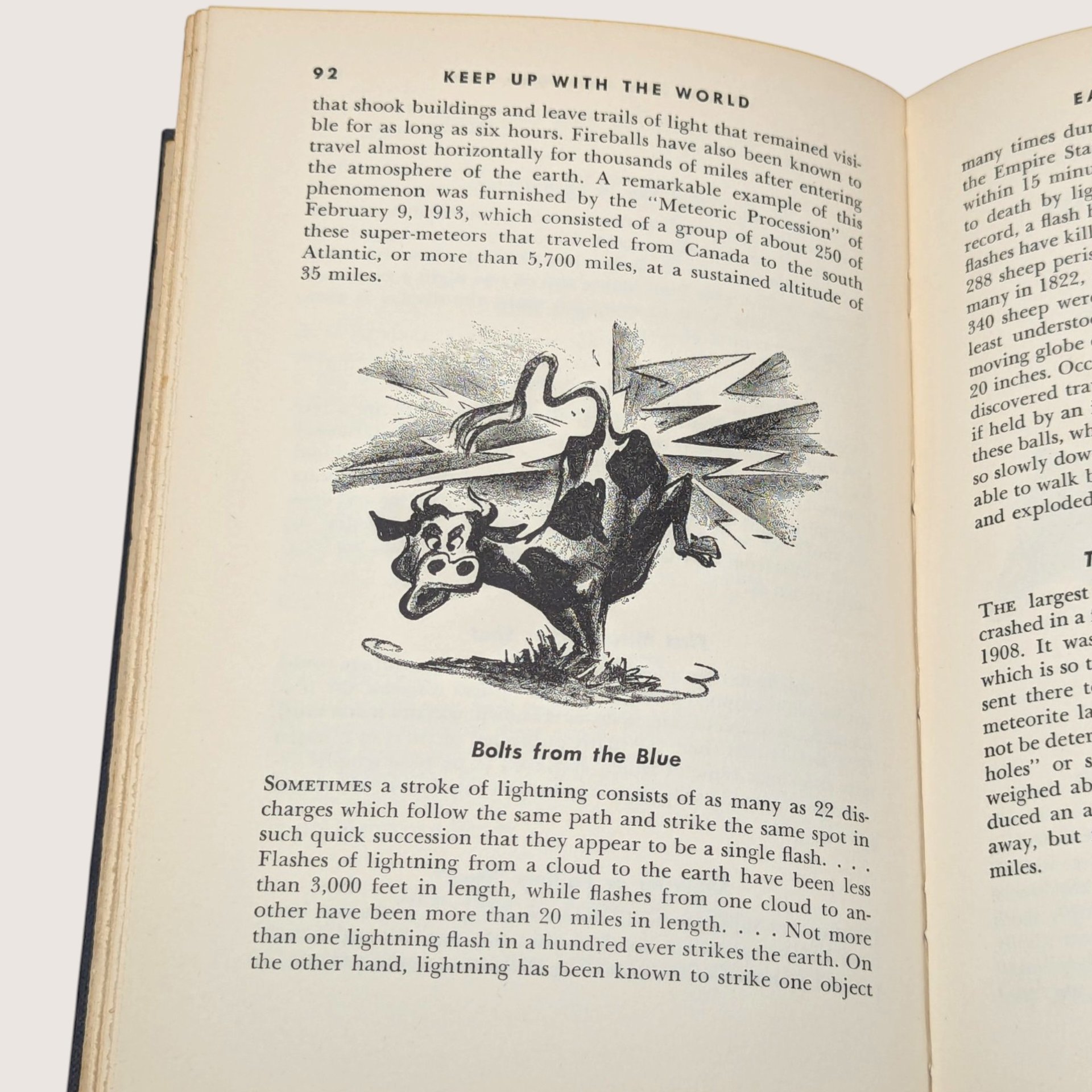 1940s Keep Up with the World Freling Foster Hardcover Book