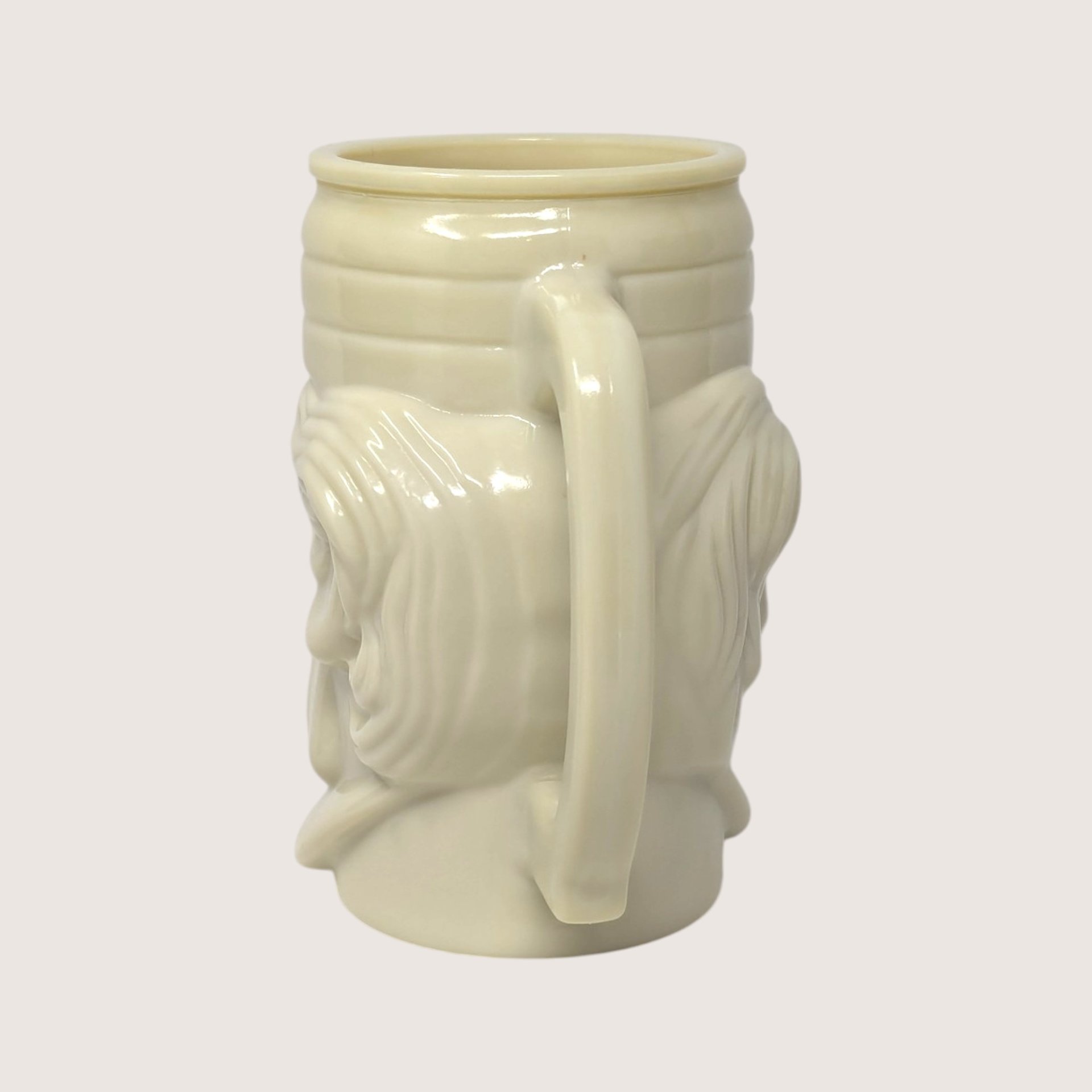 1970s Avon Cream Ceramic Baseball Player Character Mug