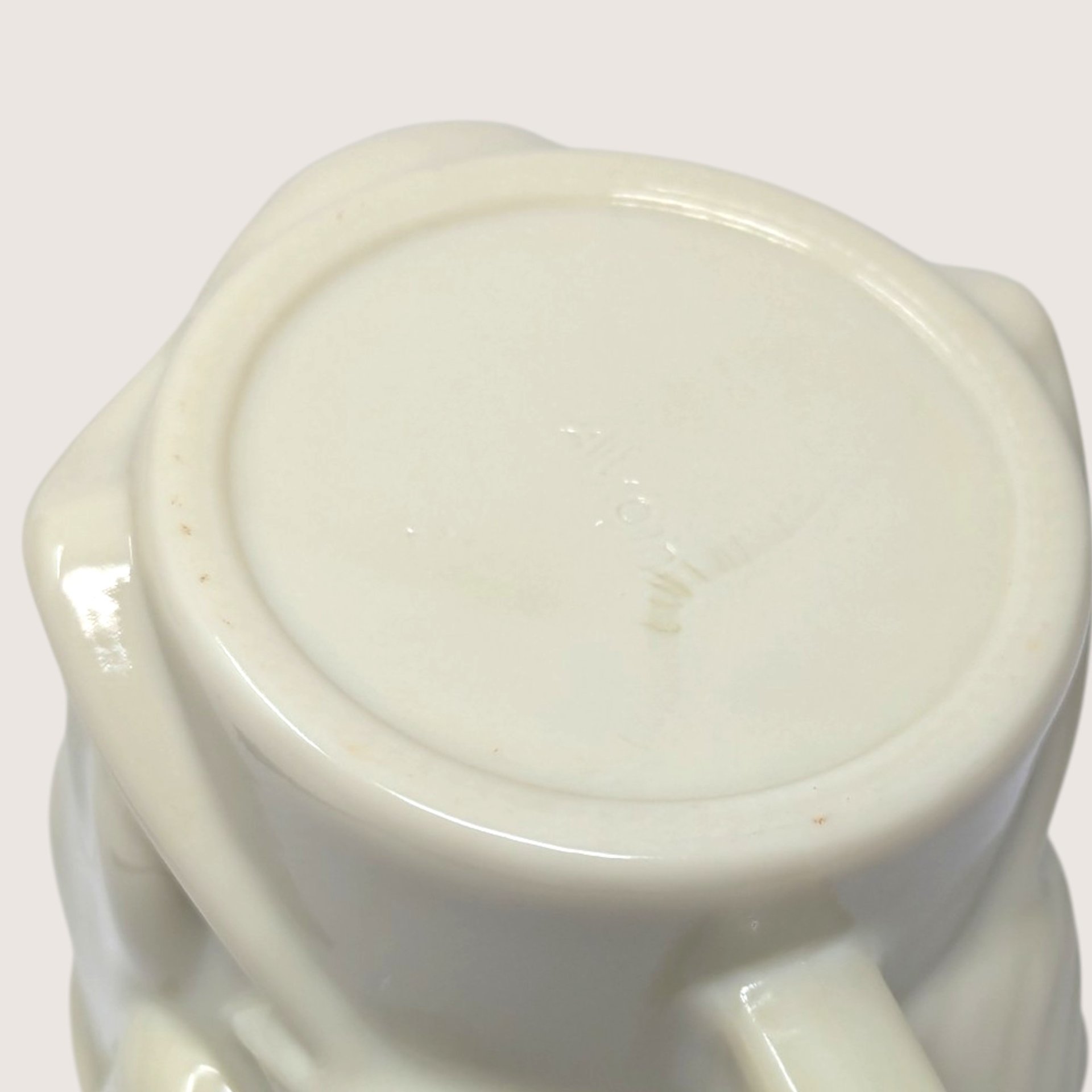 1970s Avon Cream Ceramic Baseball Player Character Mug