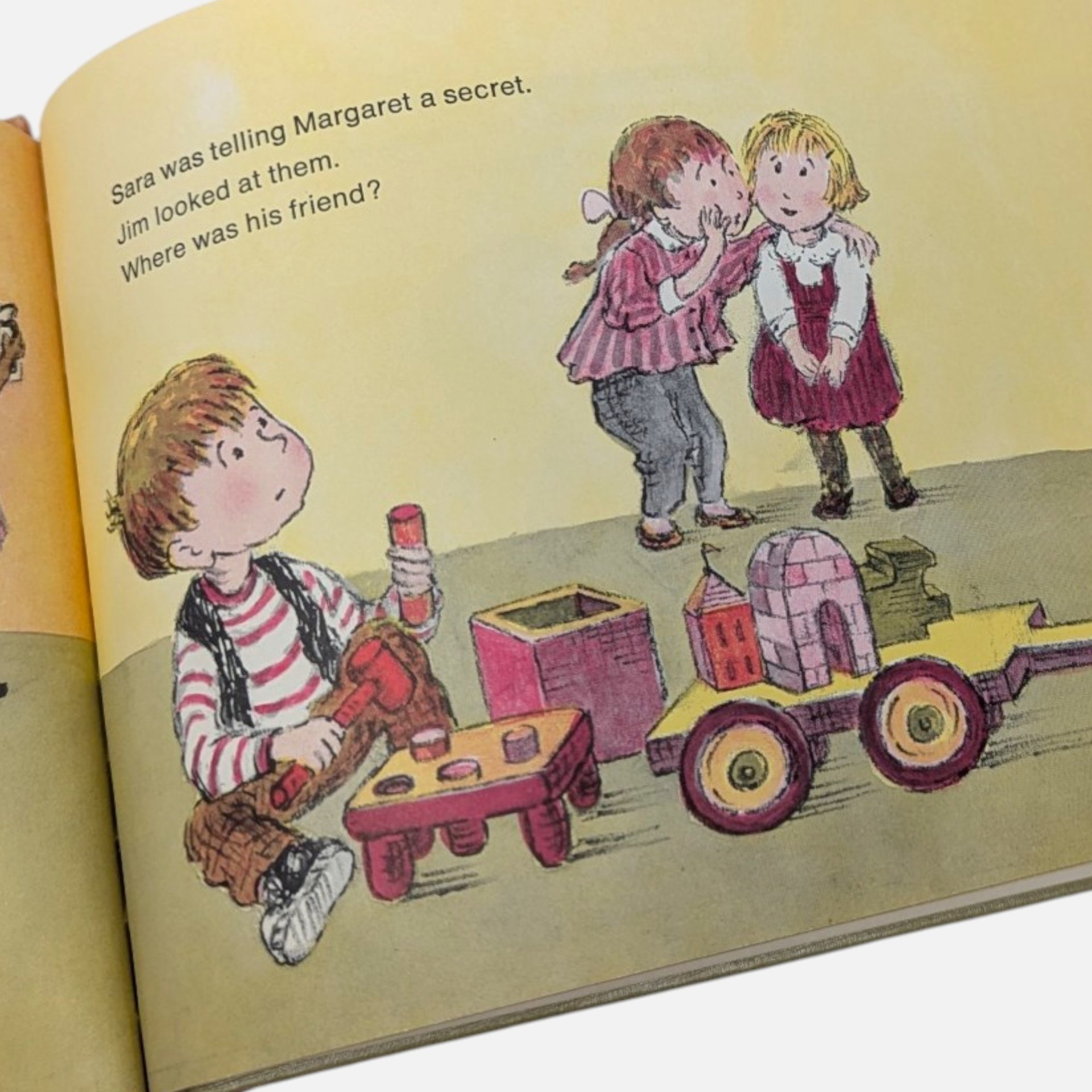 Vintage 1967 Will I Have A Friend Hardcover Childrens Book