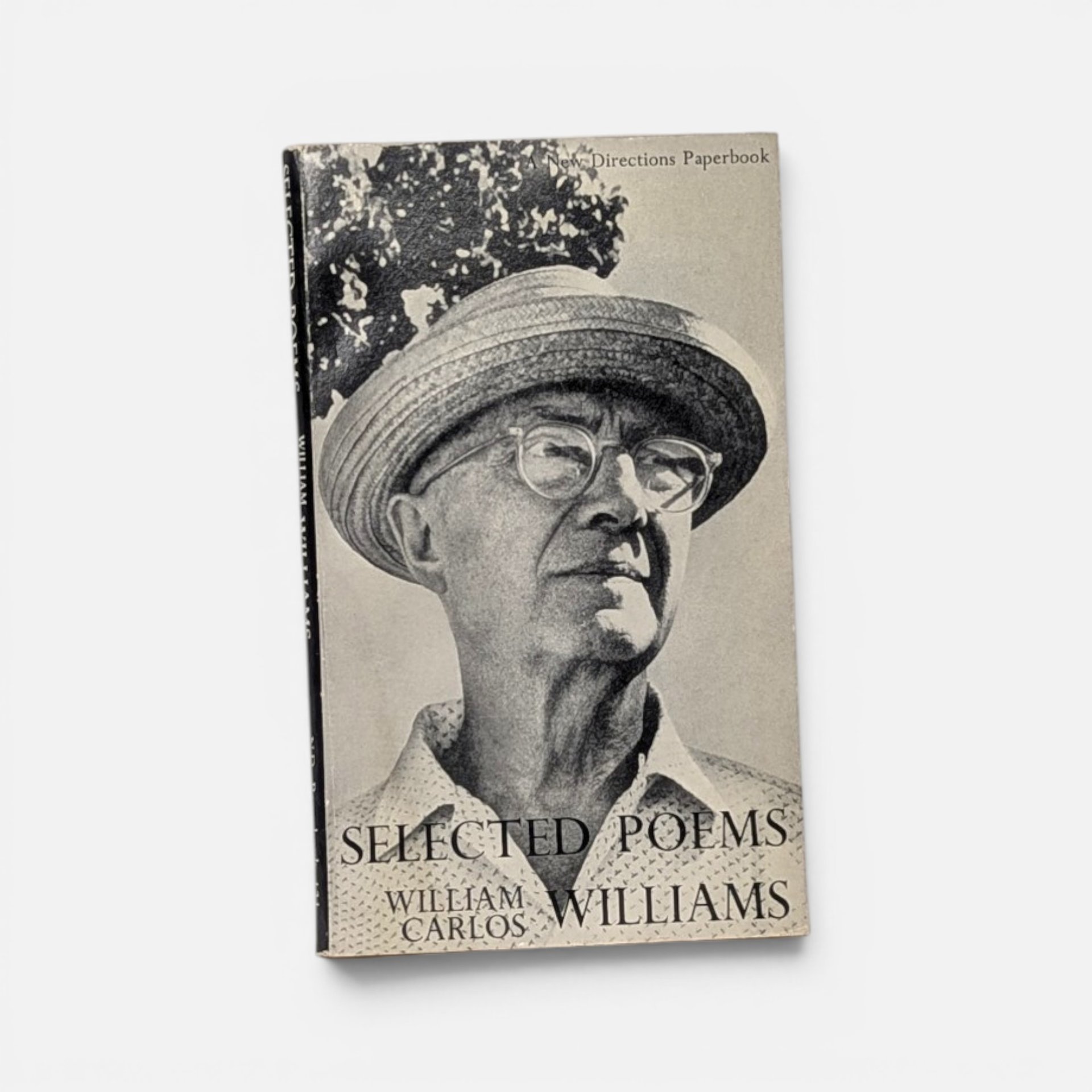 Vintage 1963 William Carlos Williams Selected Poems paperback published by New Directions.