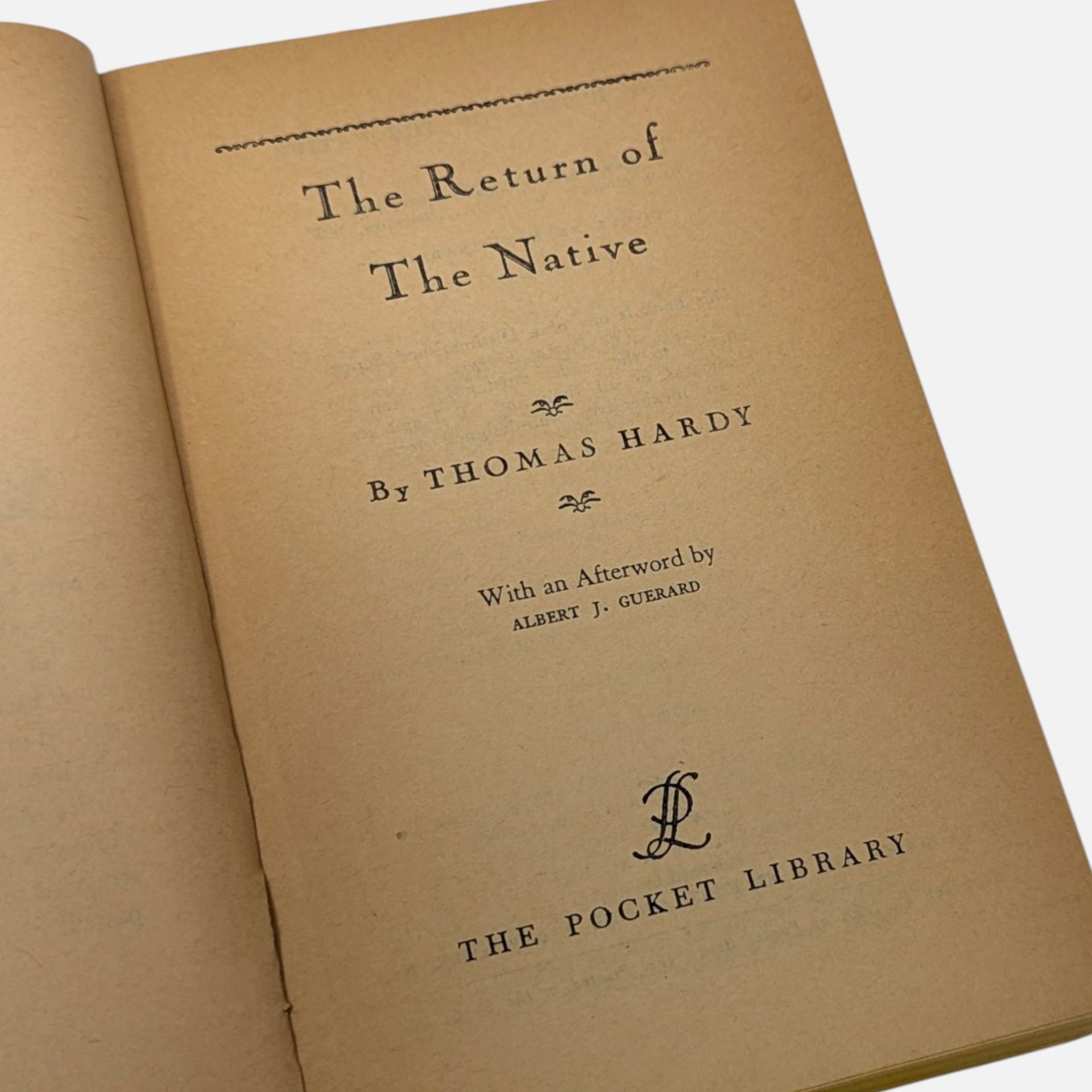 Vintage 1954 Pocket Library The Return Of The Native By Thomas Hardy