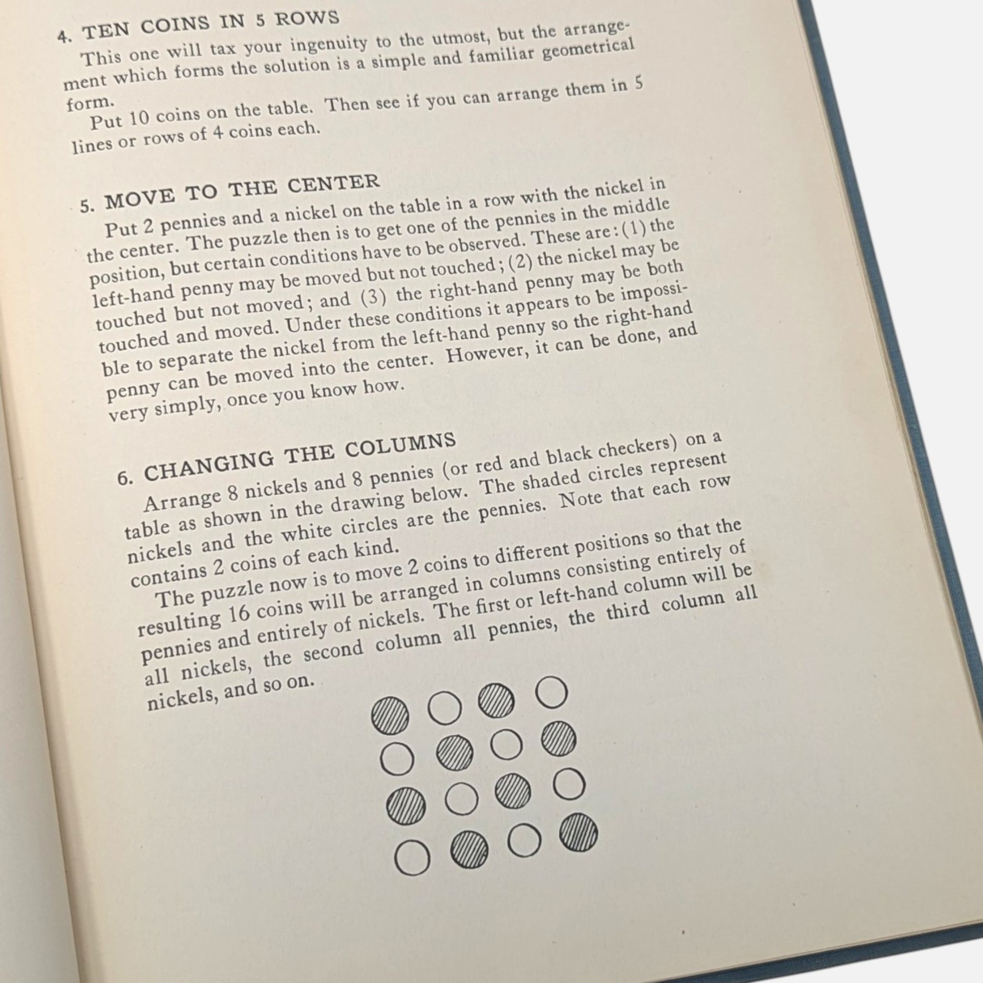 Vintage 1946 Fun With Puzzles First Edition by Joseph Leeming Hardcover Book
