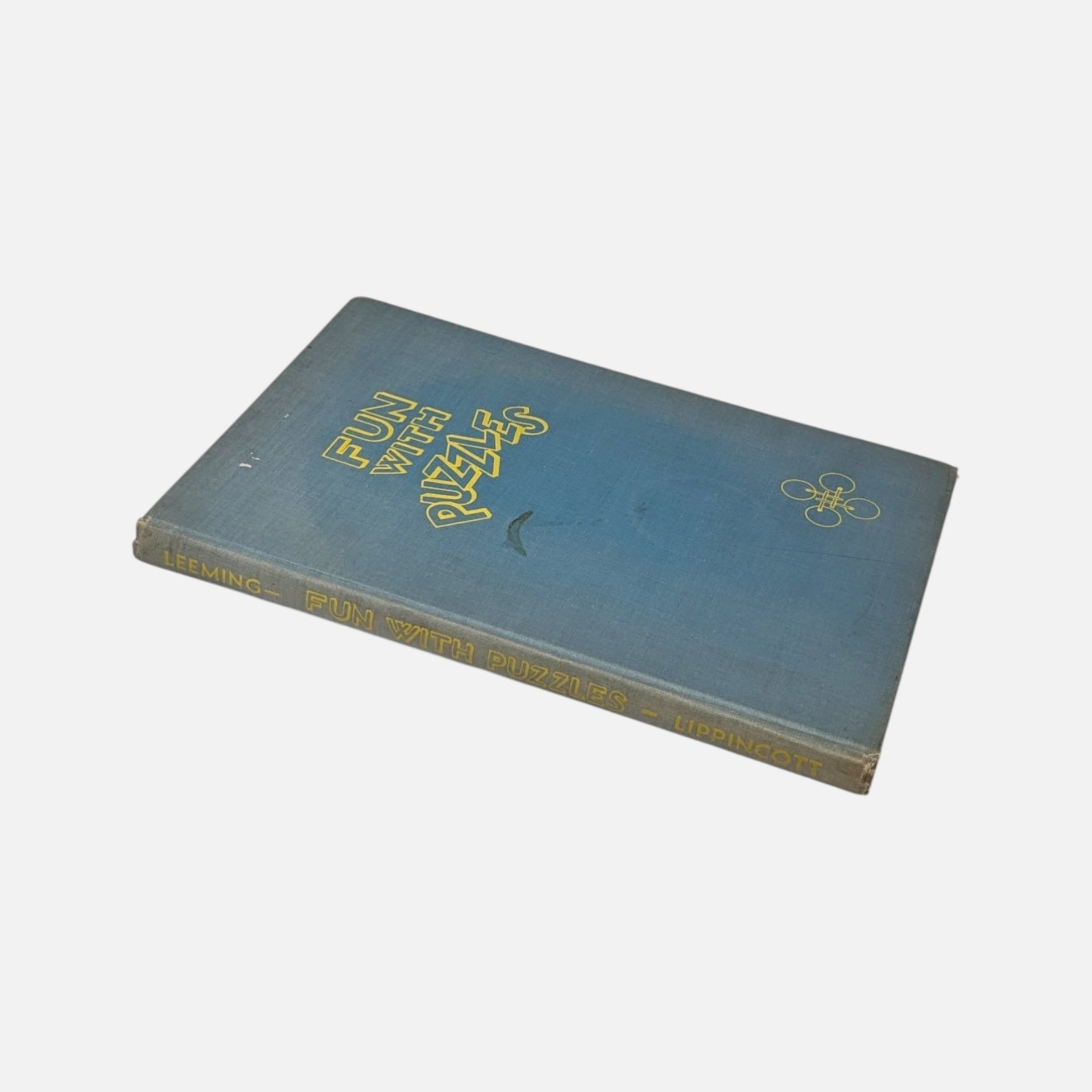 Vintage 1946 Fun With Puzzles First Edition by Joseph Leeming Hardcover Book
