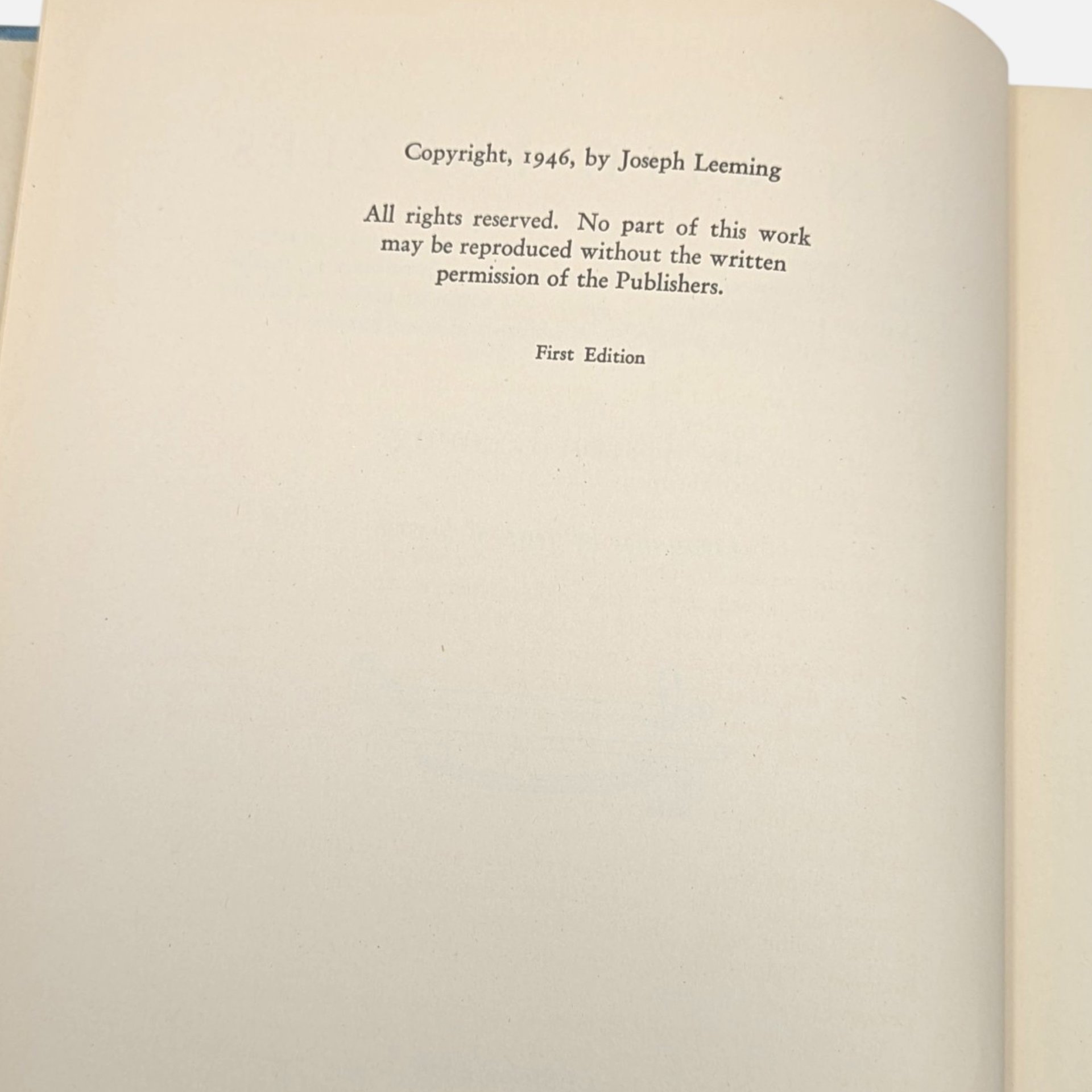Vintage 1946 Fun With Puzzles First Edition by Joseph Leeming Hardcover Book