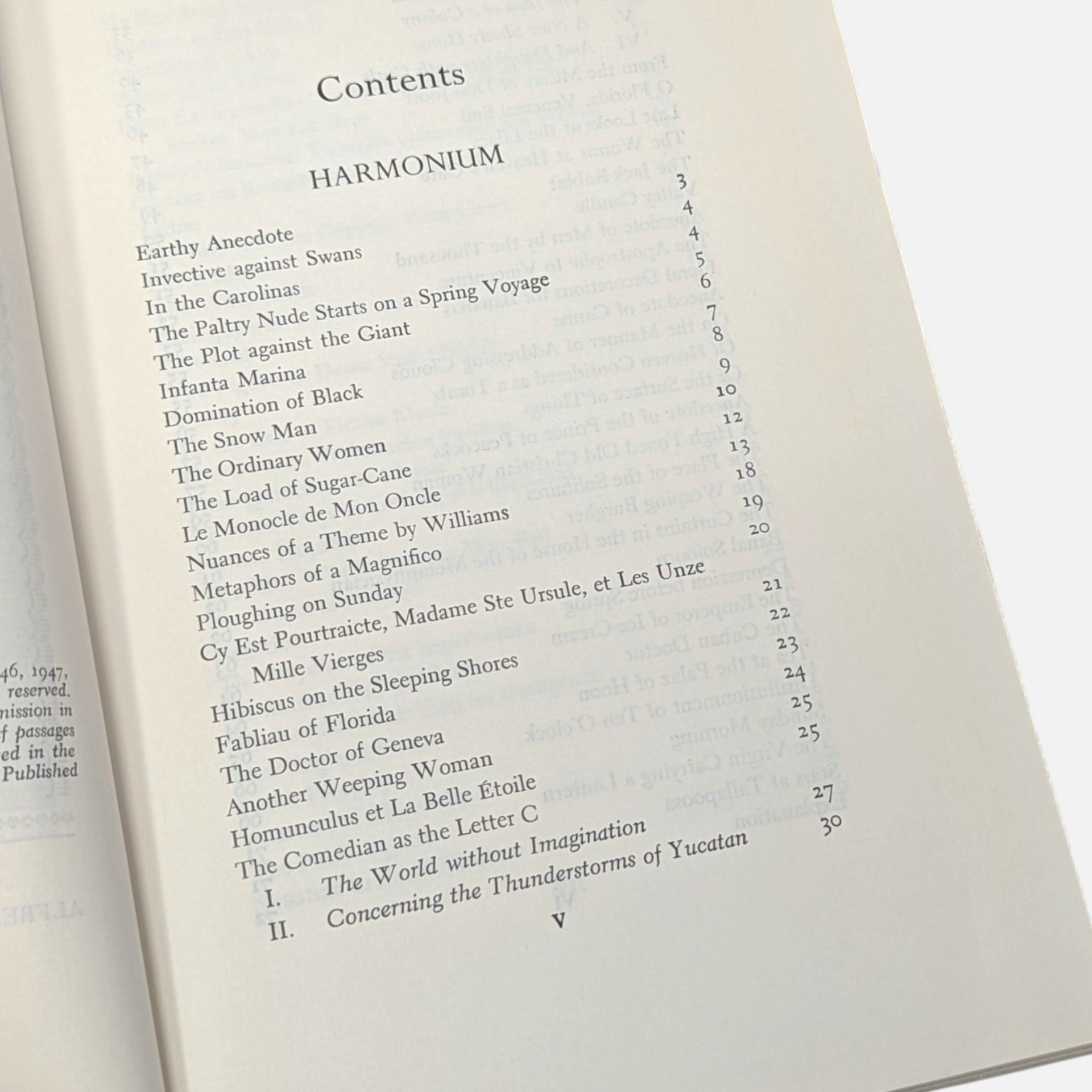 Vintage 1965 The Collected Poems Of Wallace Stevens Hardcover Book