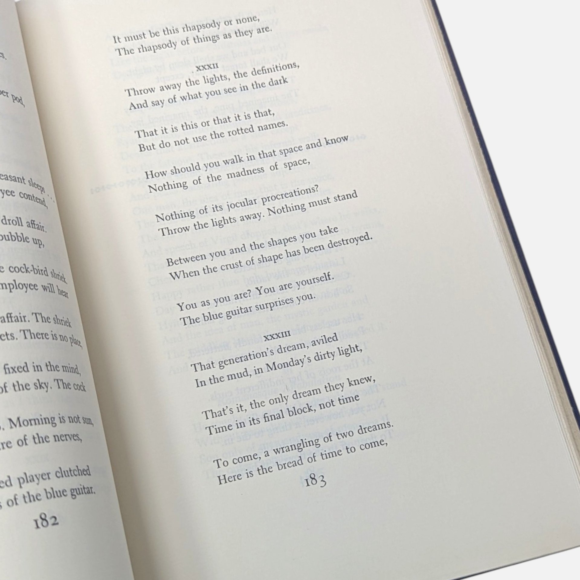 Vintage 1965 The Collected Poems Of Wallace Stevens Hardcover Book