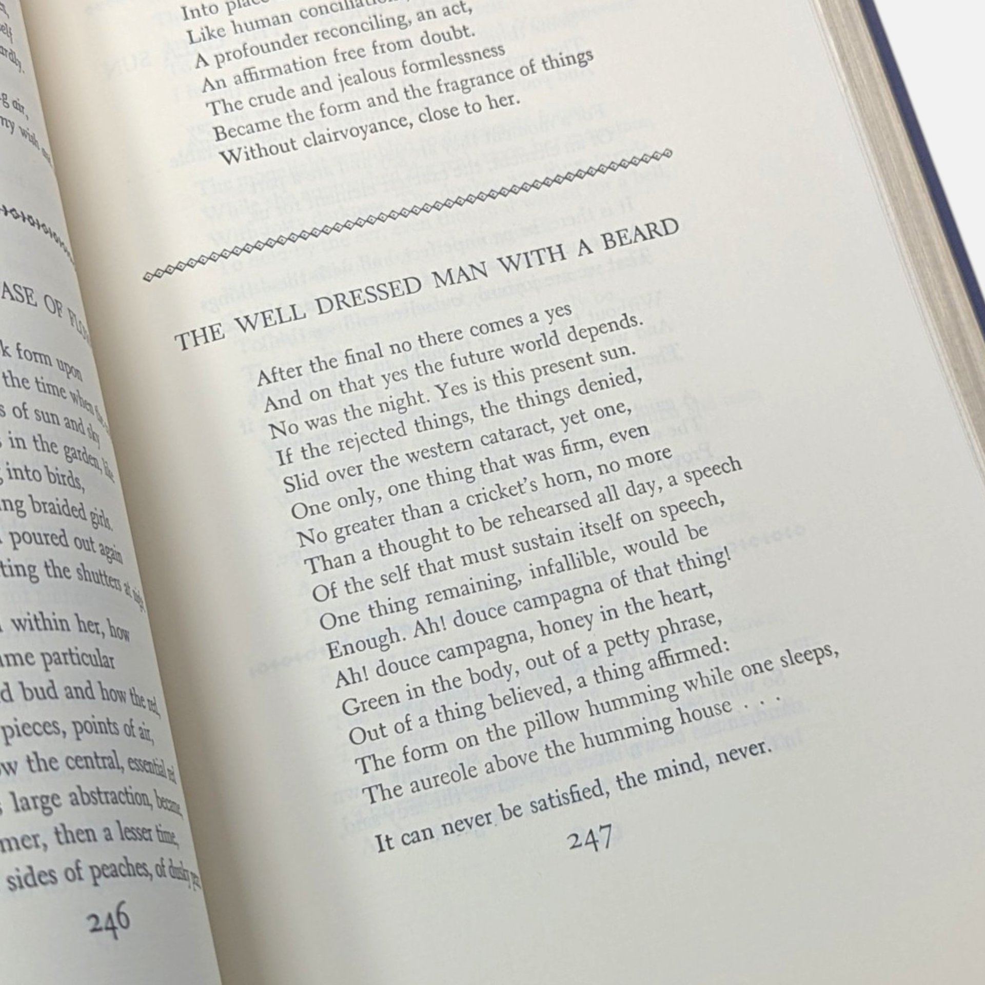 Vintage 1965 The Collected Poems Of Wallace Stevens Hardcover Book