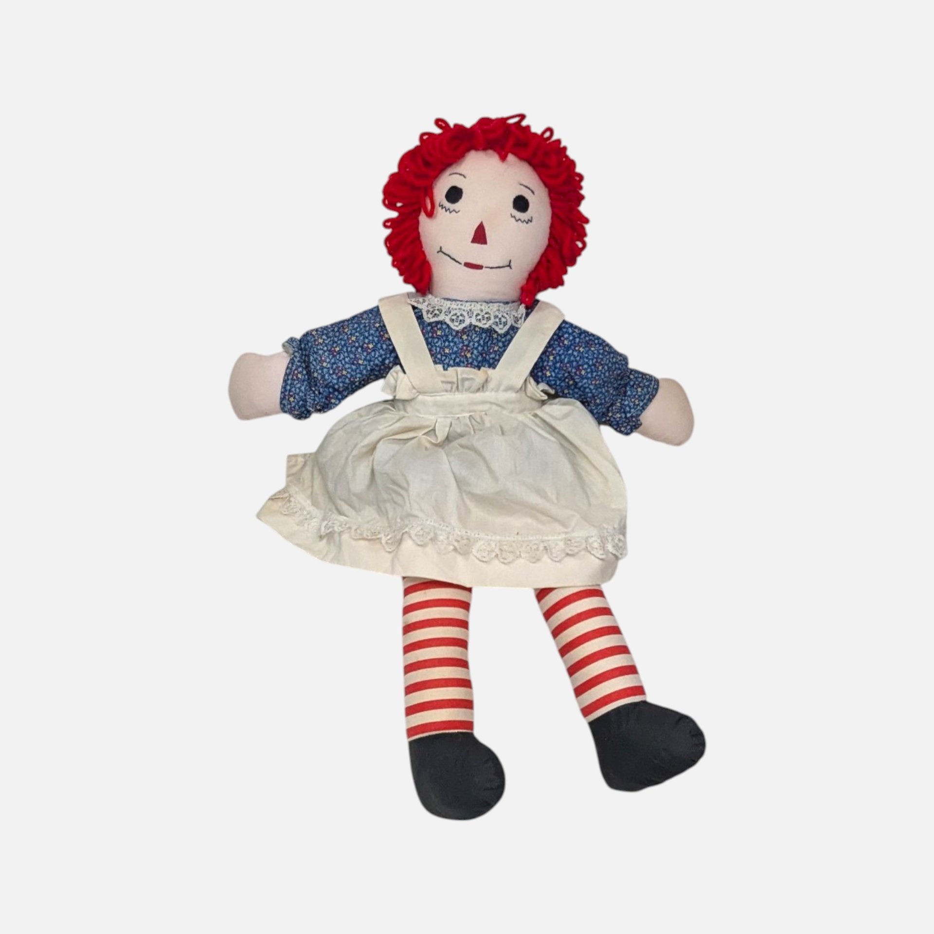 Vintage Handmade Raggedy Ann and Andy Dolls