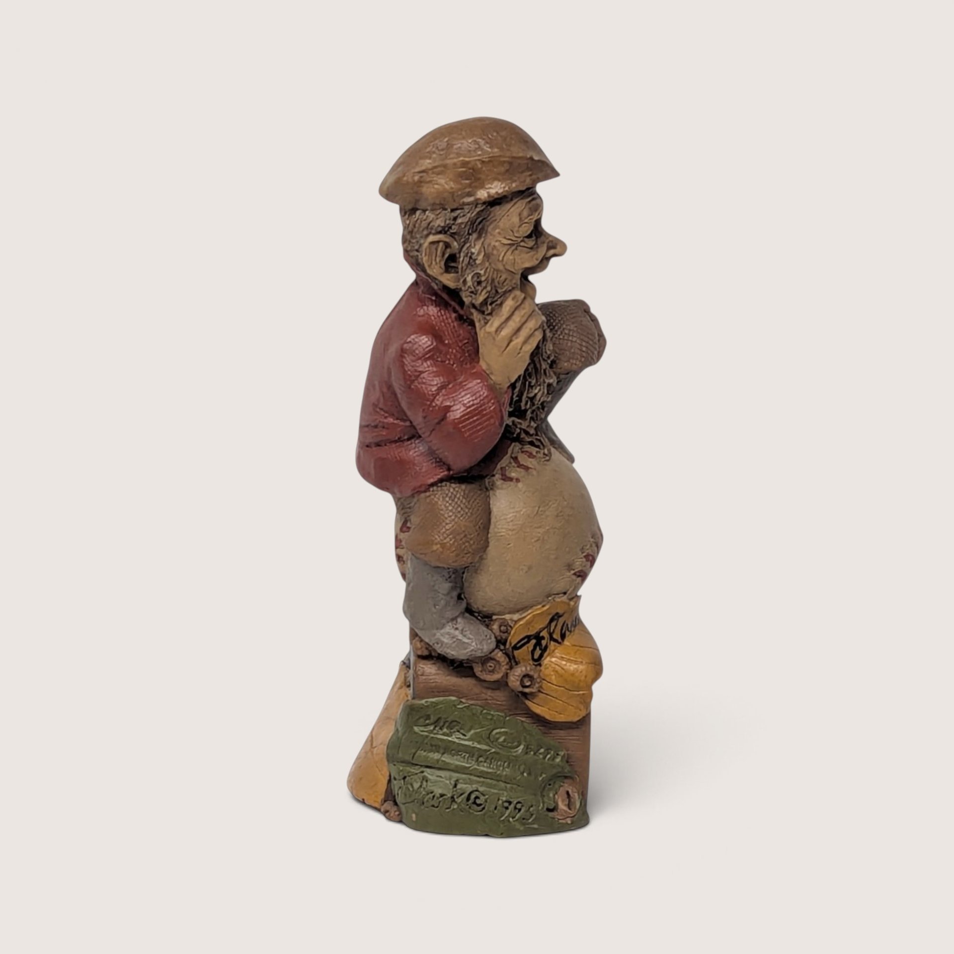 Vintage Tom Clark Cairn Studio Gnome Signed Figurine Nine