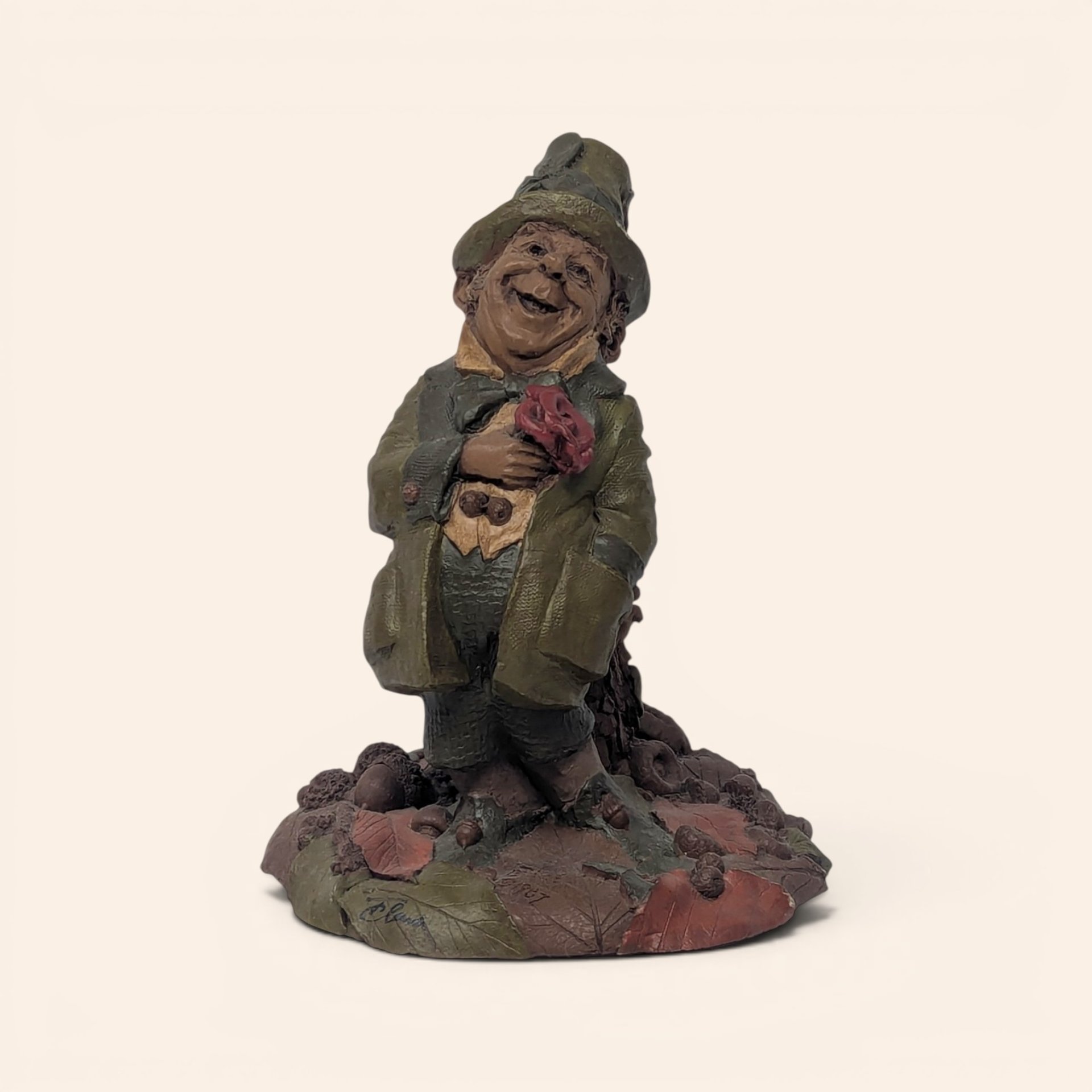 1980s Tom Clark Cairn Studios Valentine Gnome Figurine