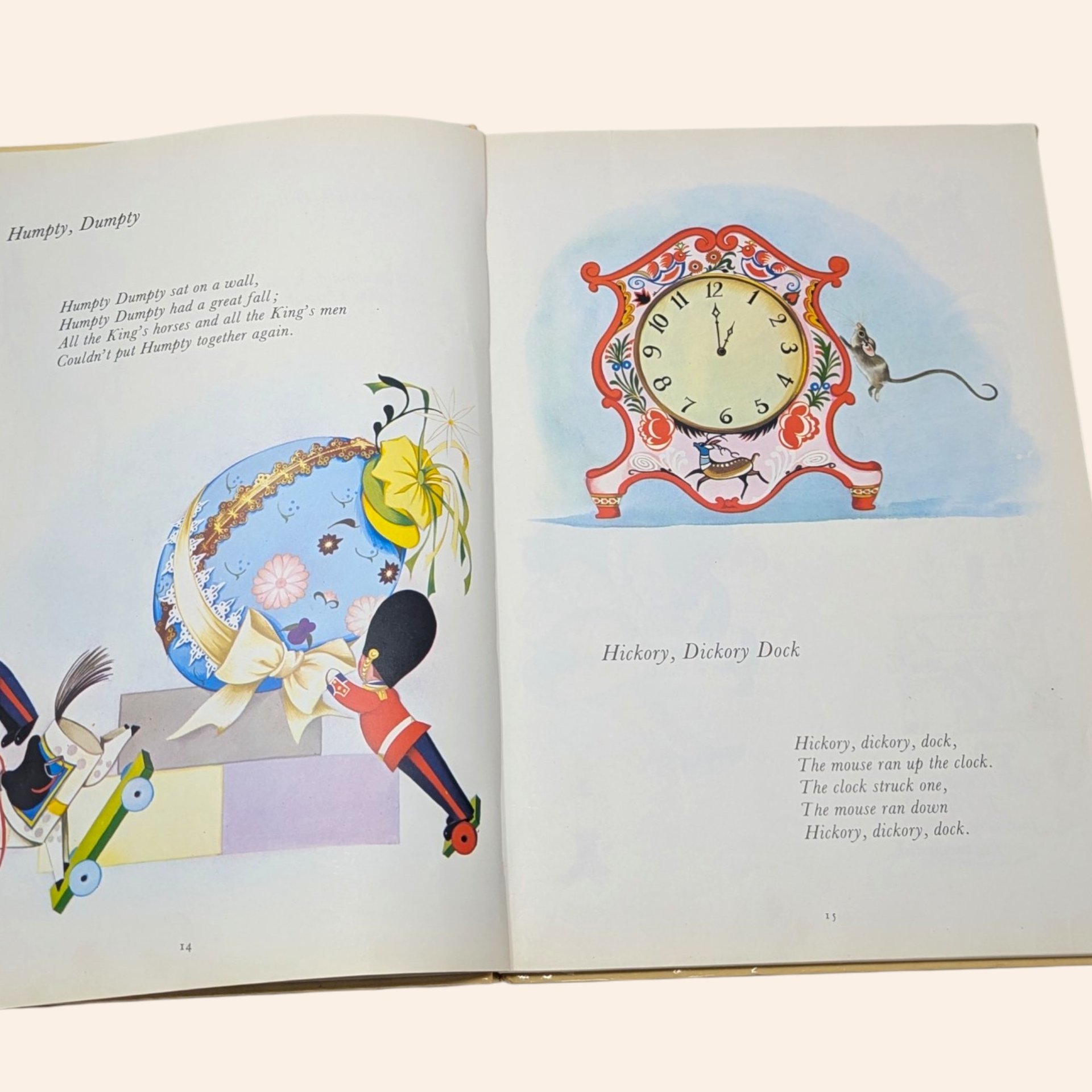 1984 My Best Book of Rhymes Alan Blackwood Grahame Johnstone Hardcover Book