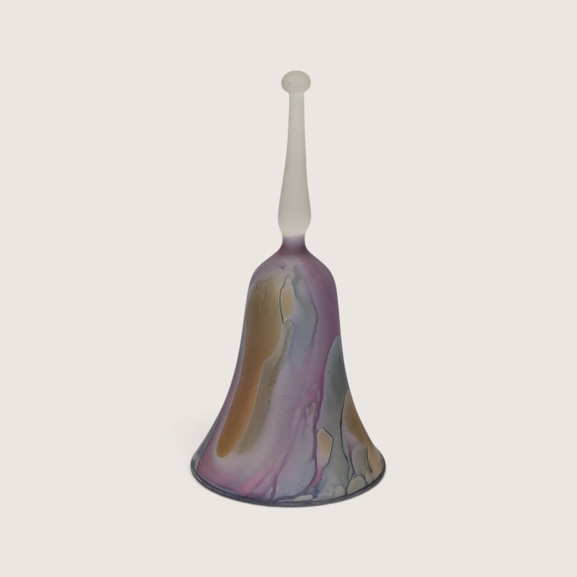 Vintage Rueven Art Glass Decorative Bell-Shaped Figurine