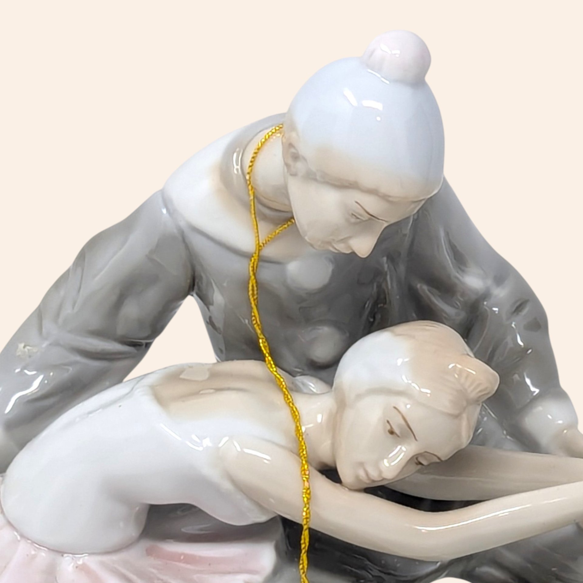 Vintage Paul Sebastian Porcelain Ballet Figurine Dancer Figurine
