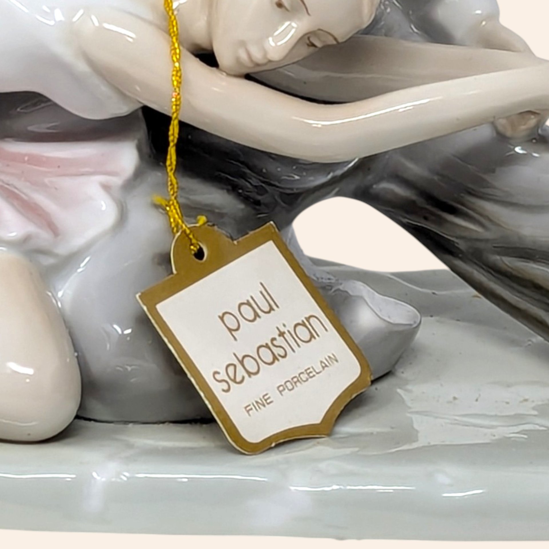 Vintage Paul Sebastian Porcelain Ballet Figurine Dancer Figurine