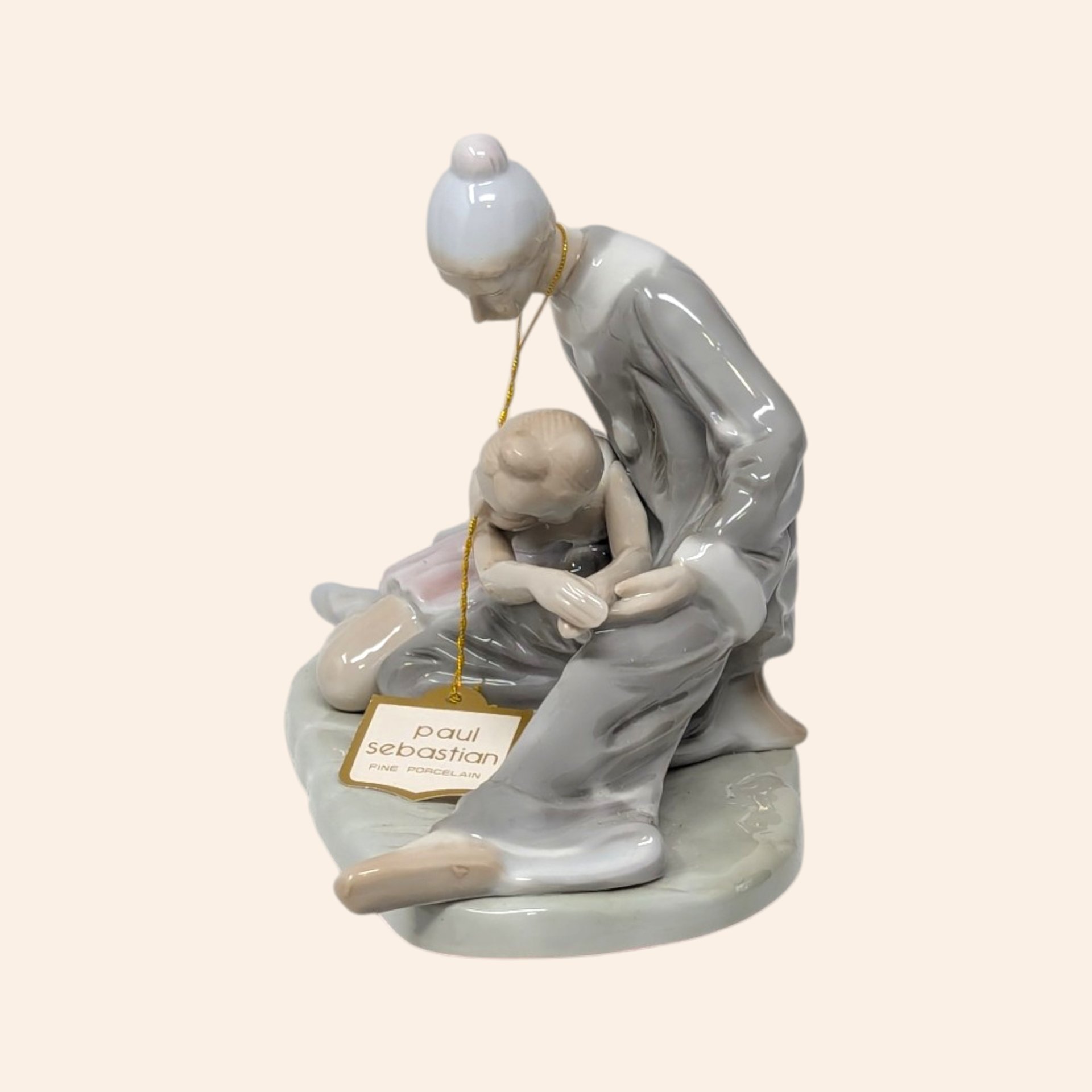 Vintage Paul Sebastian Porcelain Ballet Figurine Dancer Figurine