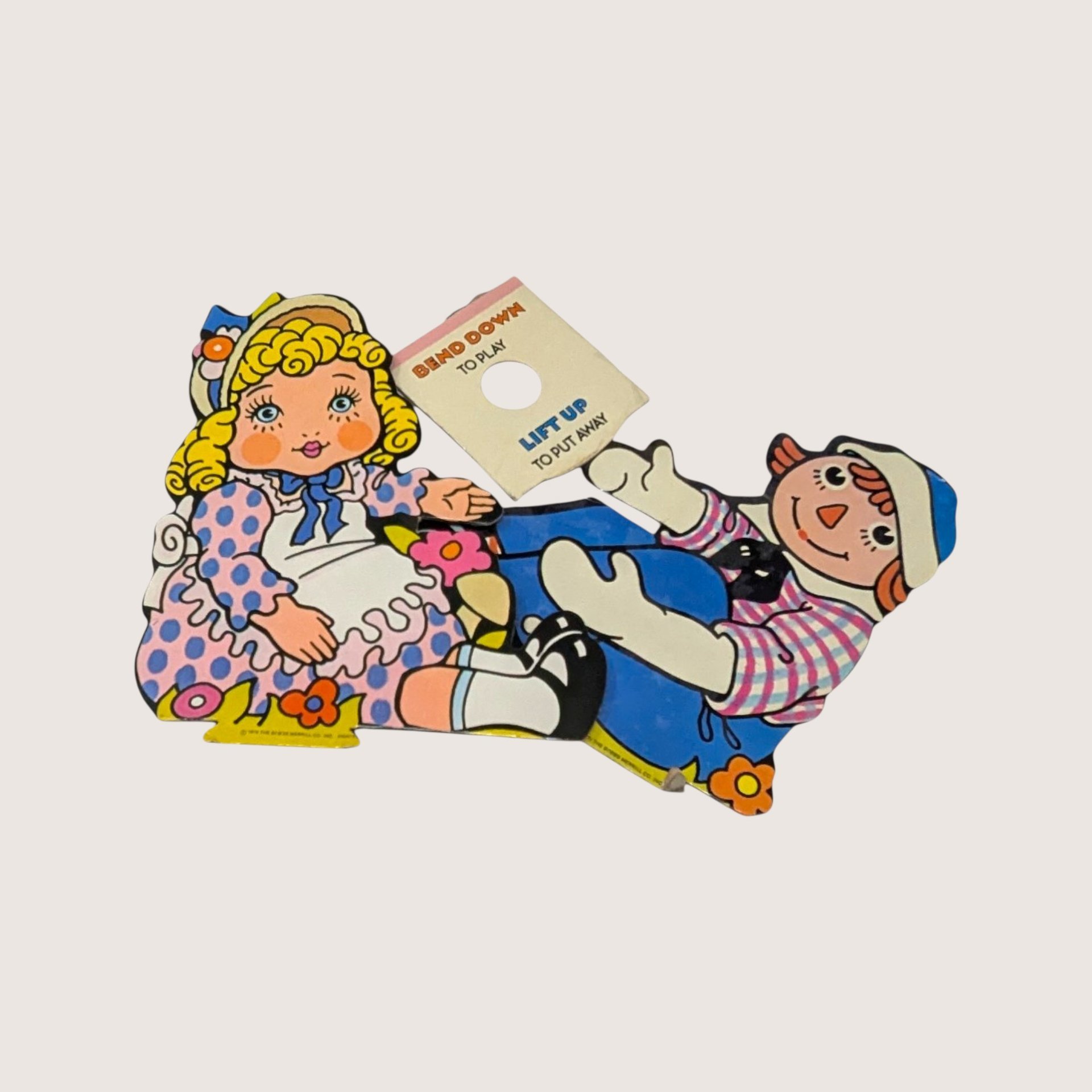 1974 Raggedy Ann Pop-Up Tea Party Colorforms