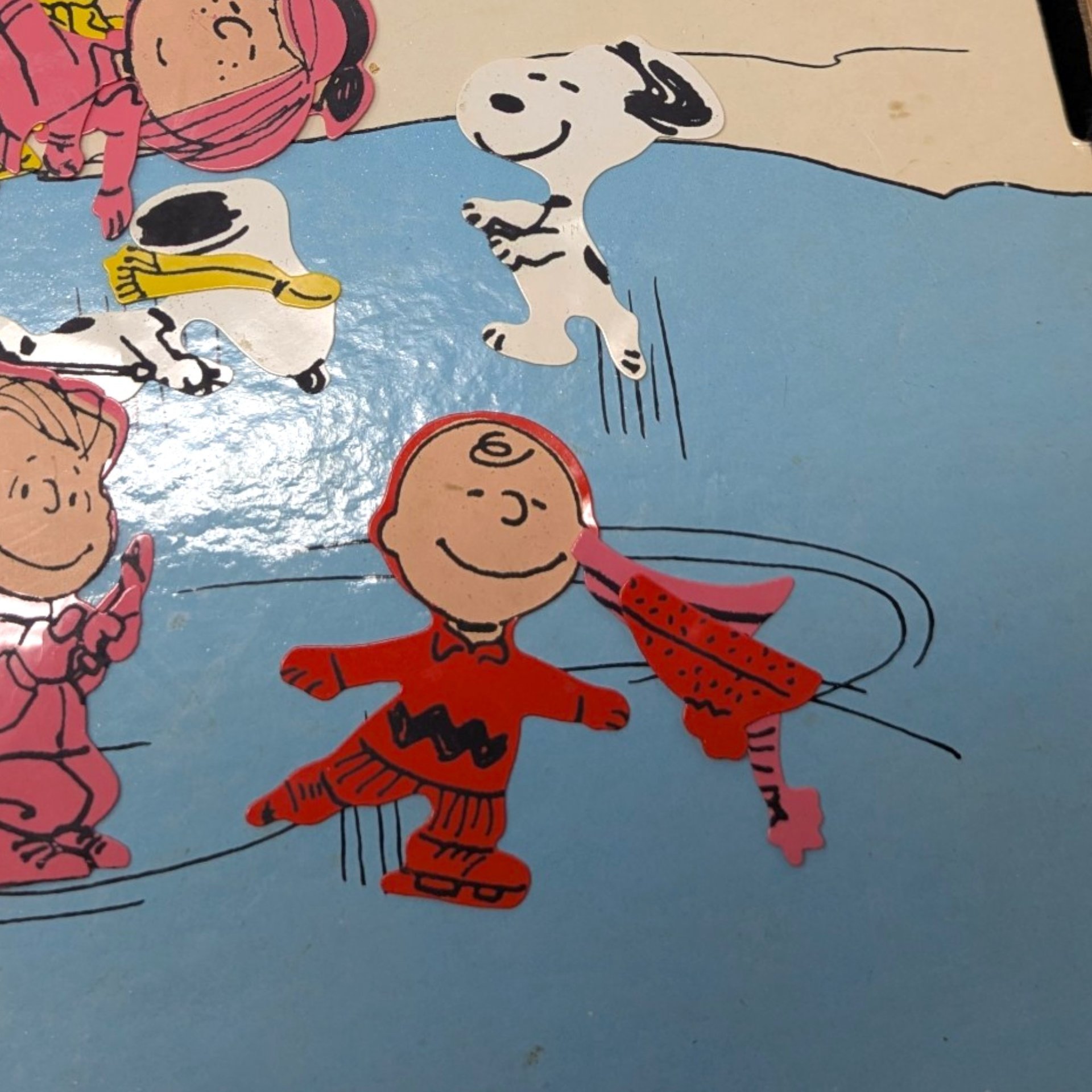 1972 Lucy's Winter Carnival Peanuts Colorforms