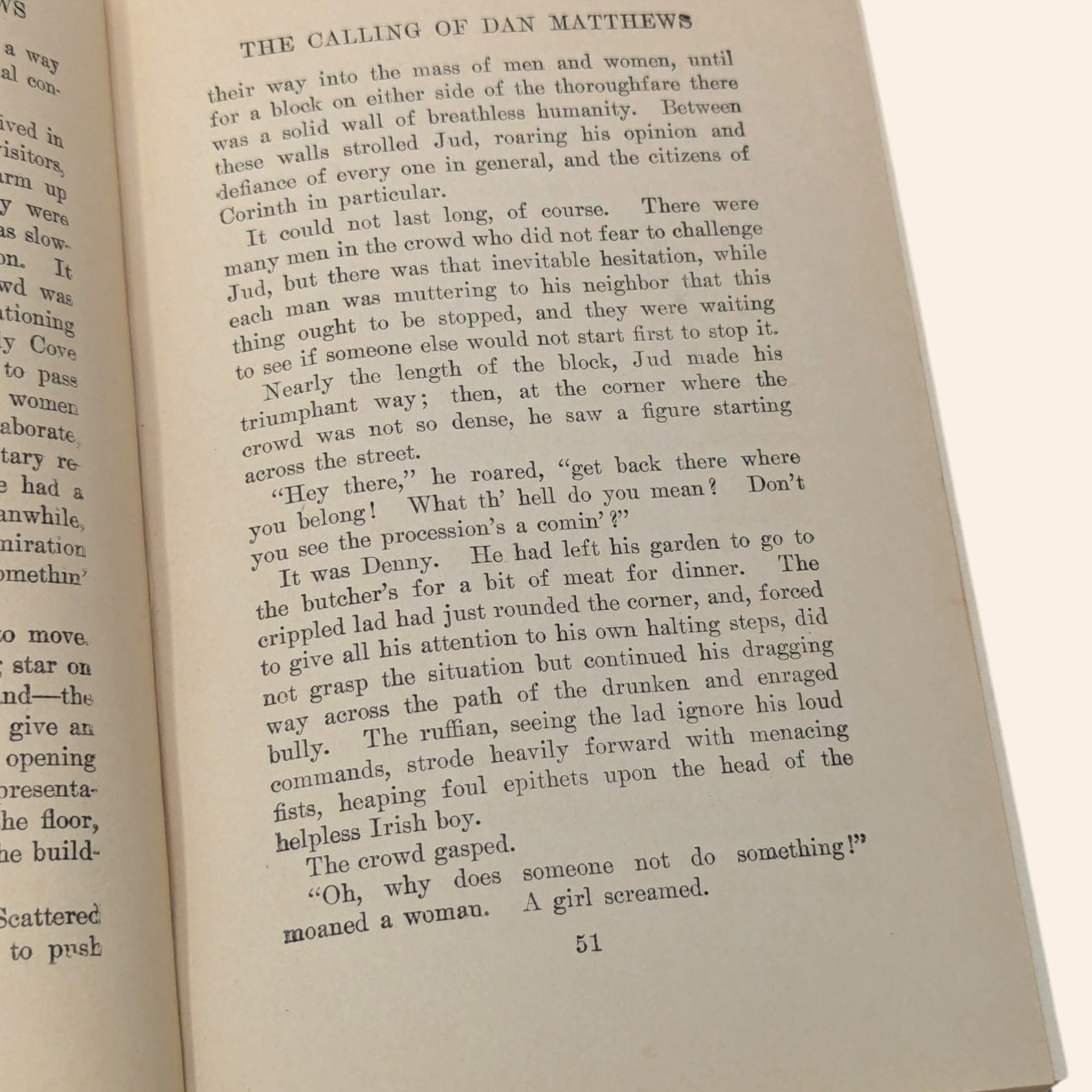1909 The Calling of Dan Matthews Harold Bell Wright Hardcover Book