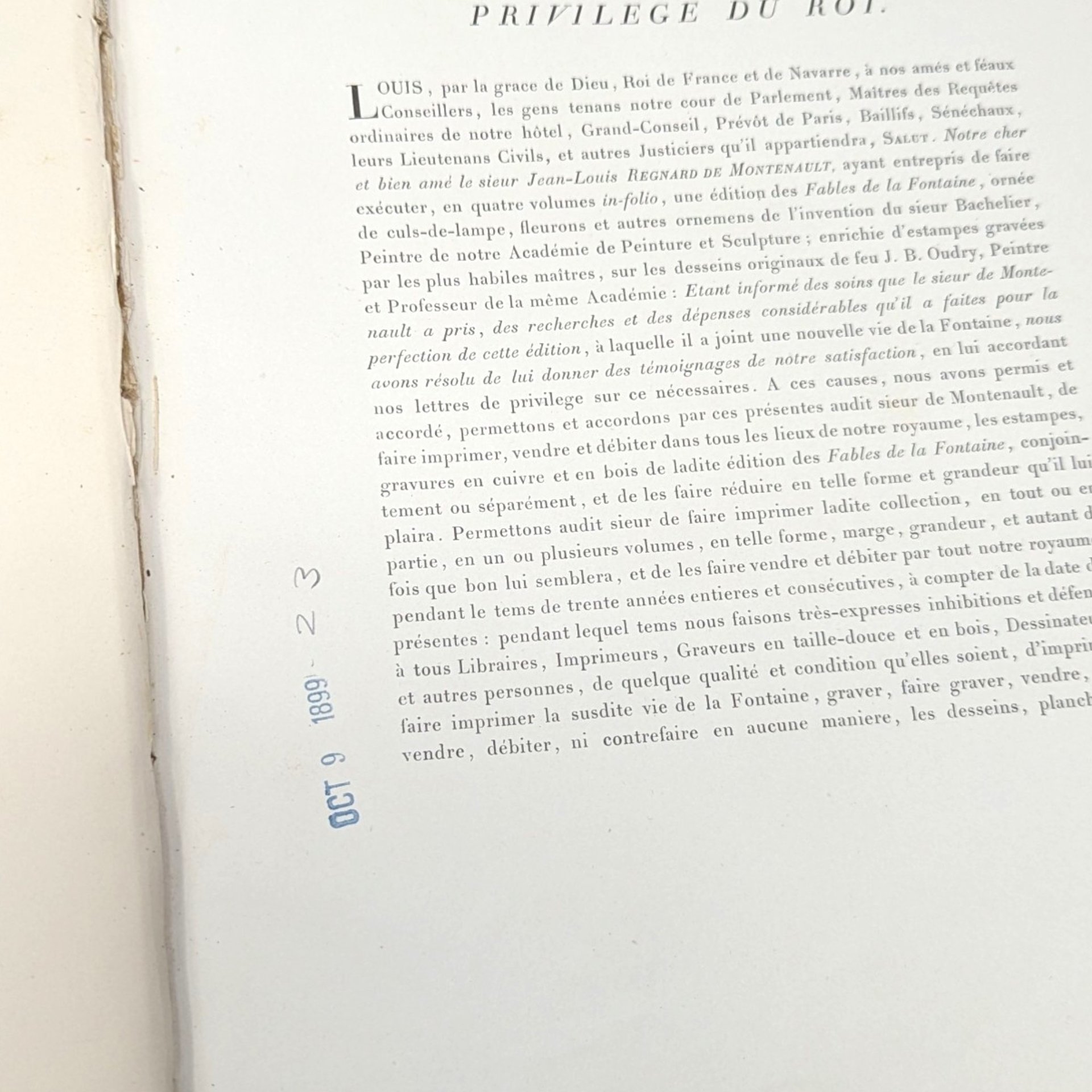 1887 Fables de La Fontaine Tome Quatrieme Antique French Book