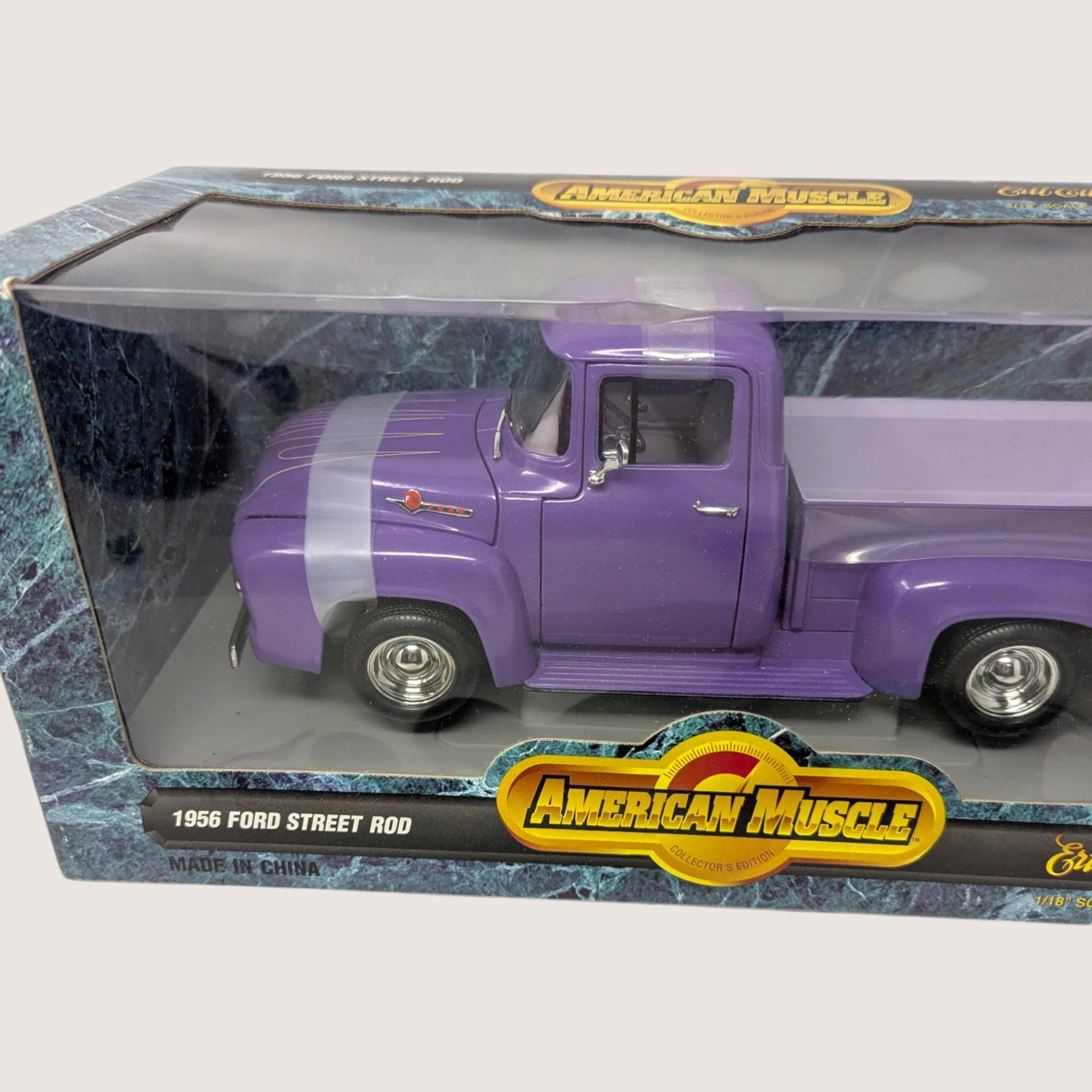 1997 ERTL American Muscle 1956 Ford Street Rod Truck 1/18 Scale