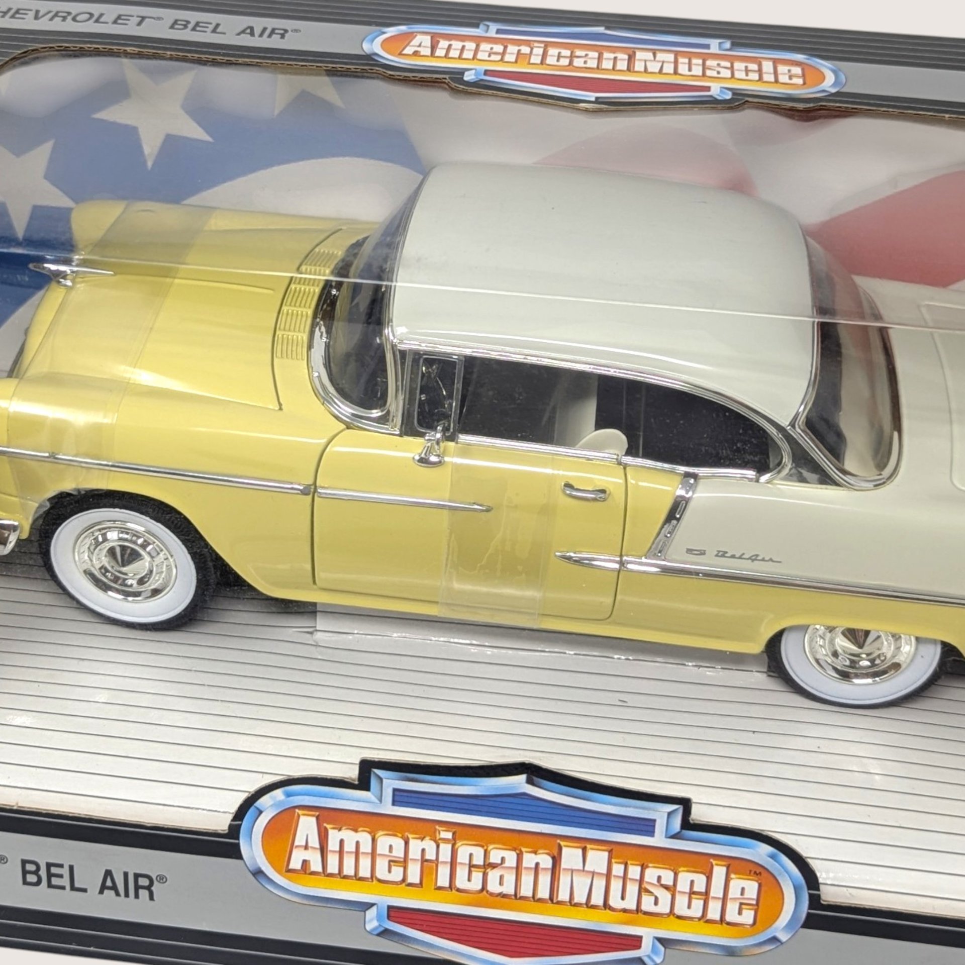 Vintage 1995 Ertl American Muscle 1955 Chevrolet Bel Air Die Cast Car