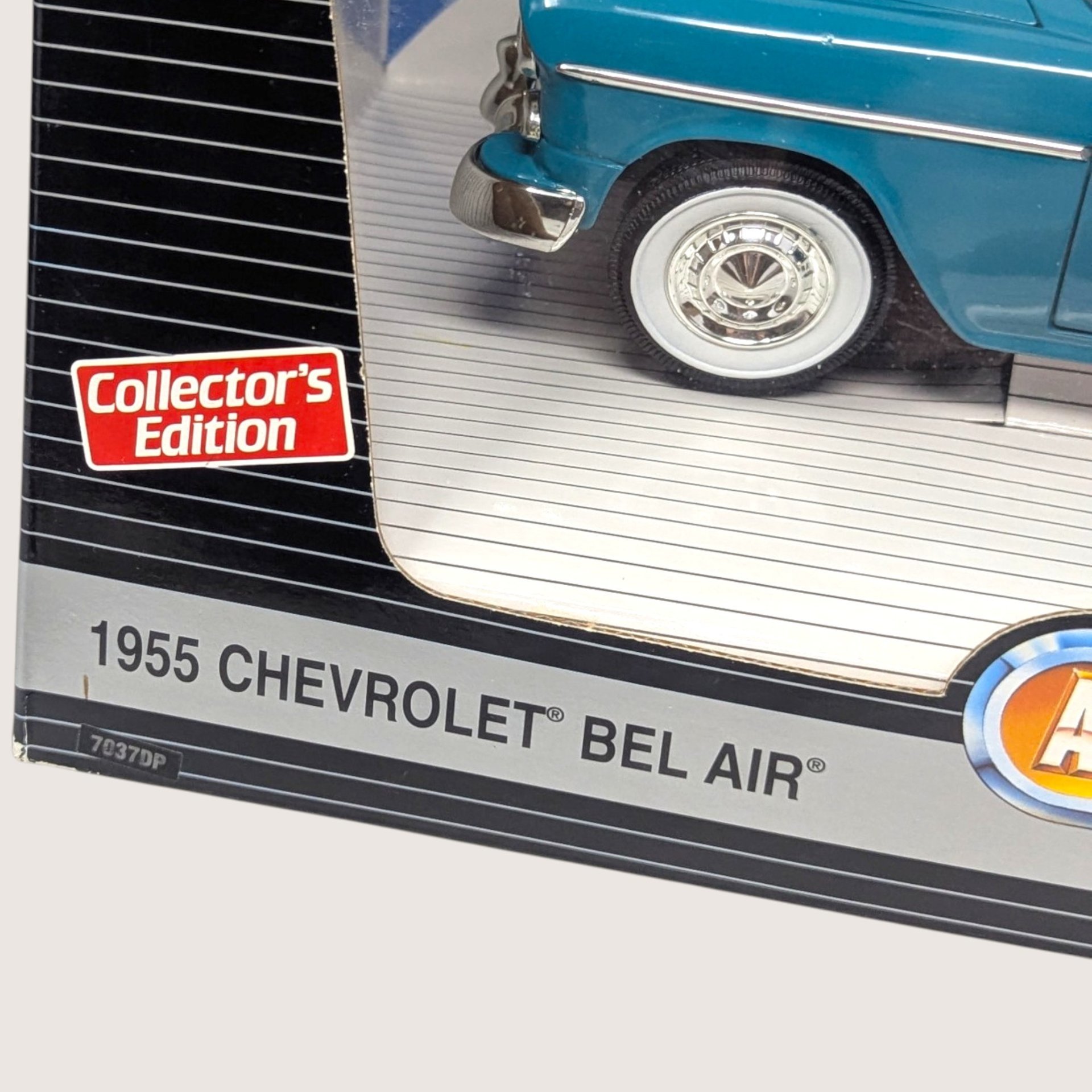 Vintage 1996 Ertl American Muscle Blue 1955 Chevrolet Bel Air Die Cast Car