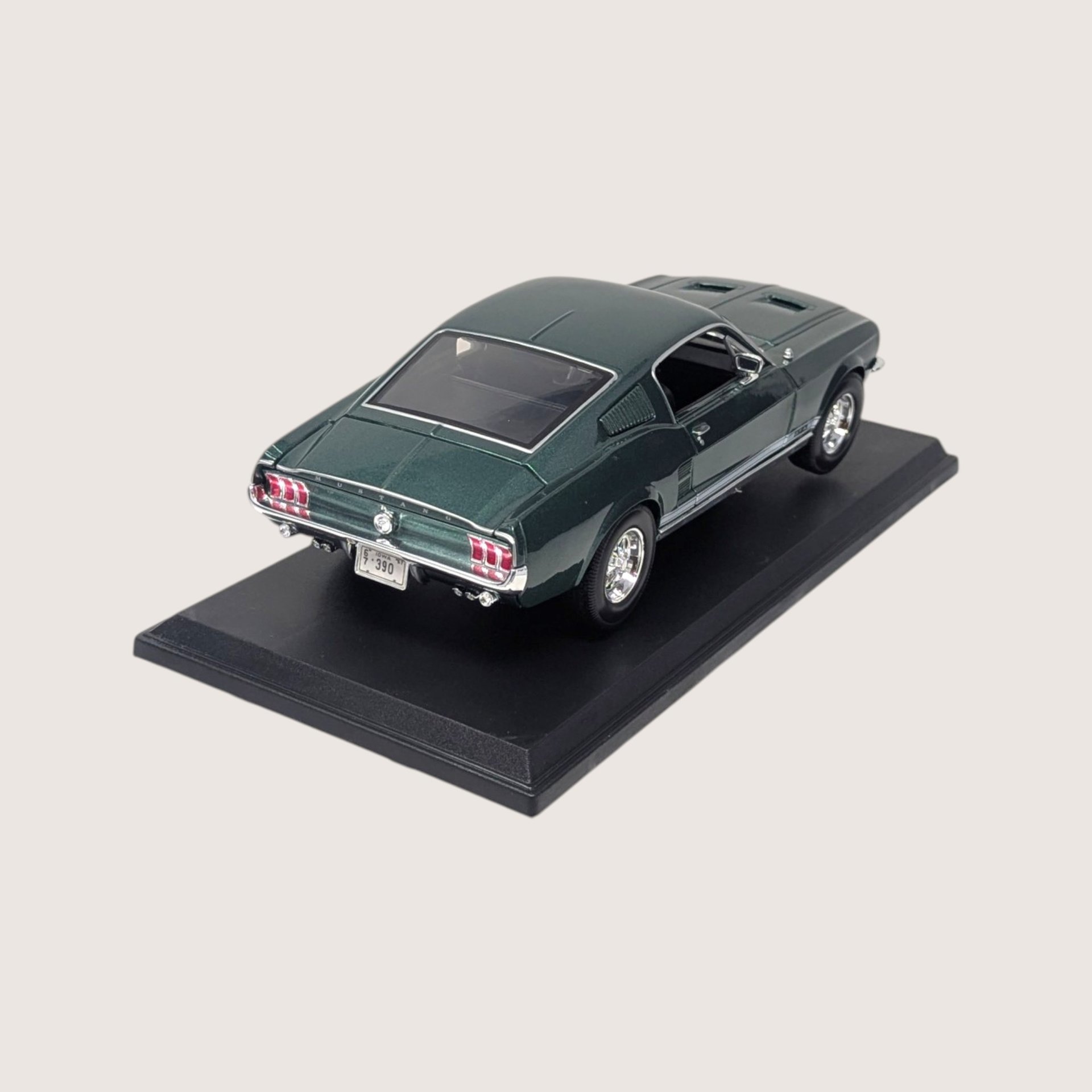 Vintage Maisto Green 1967 Ford Mustang GTA Fastback Die Cast Car