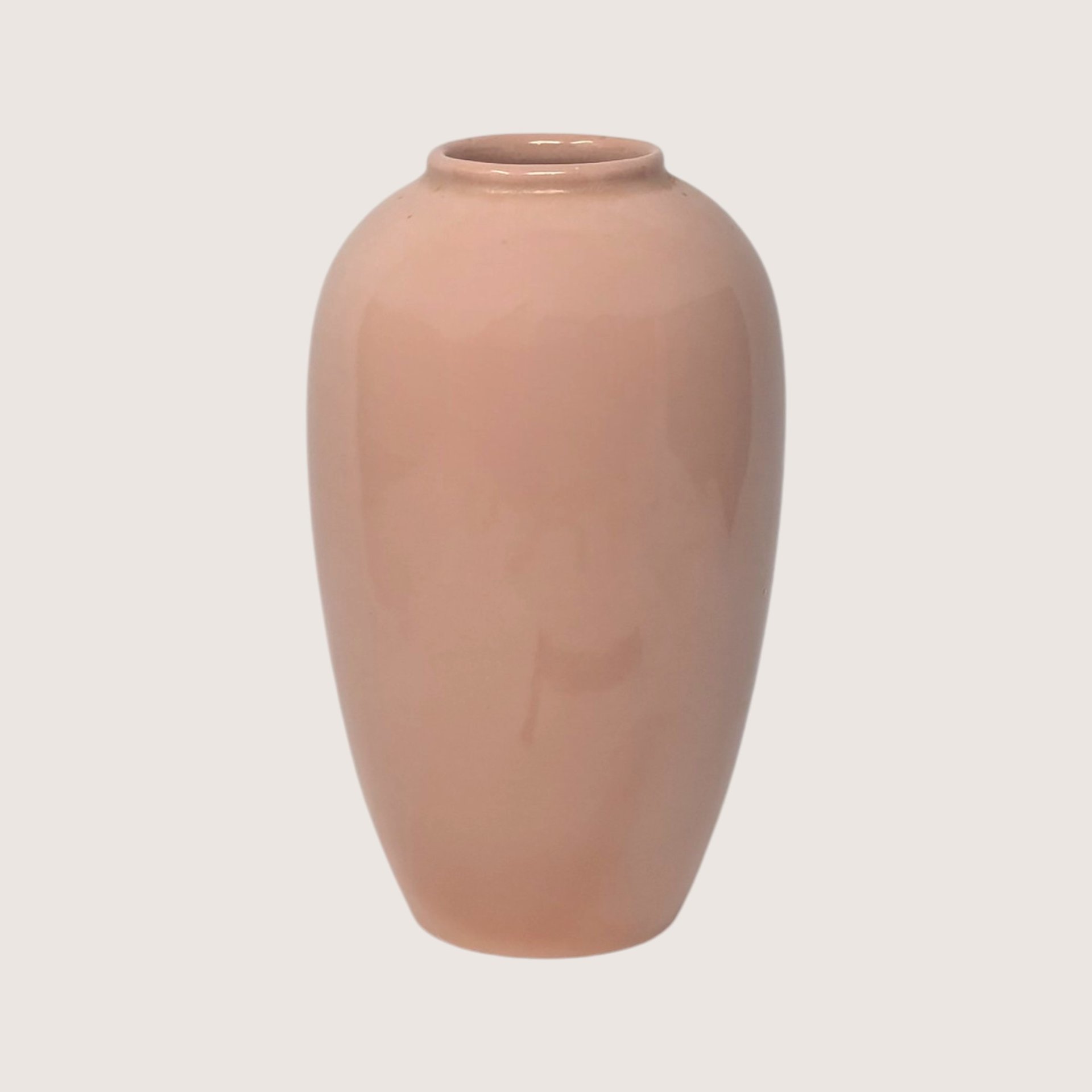 Vintage Hull Pottery Pink Floral Wildflower Art Pottery Vase