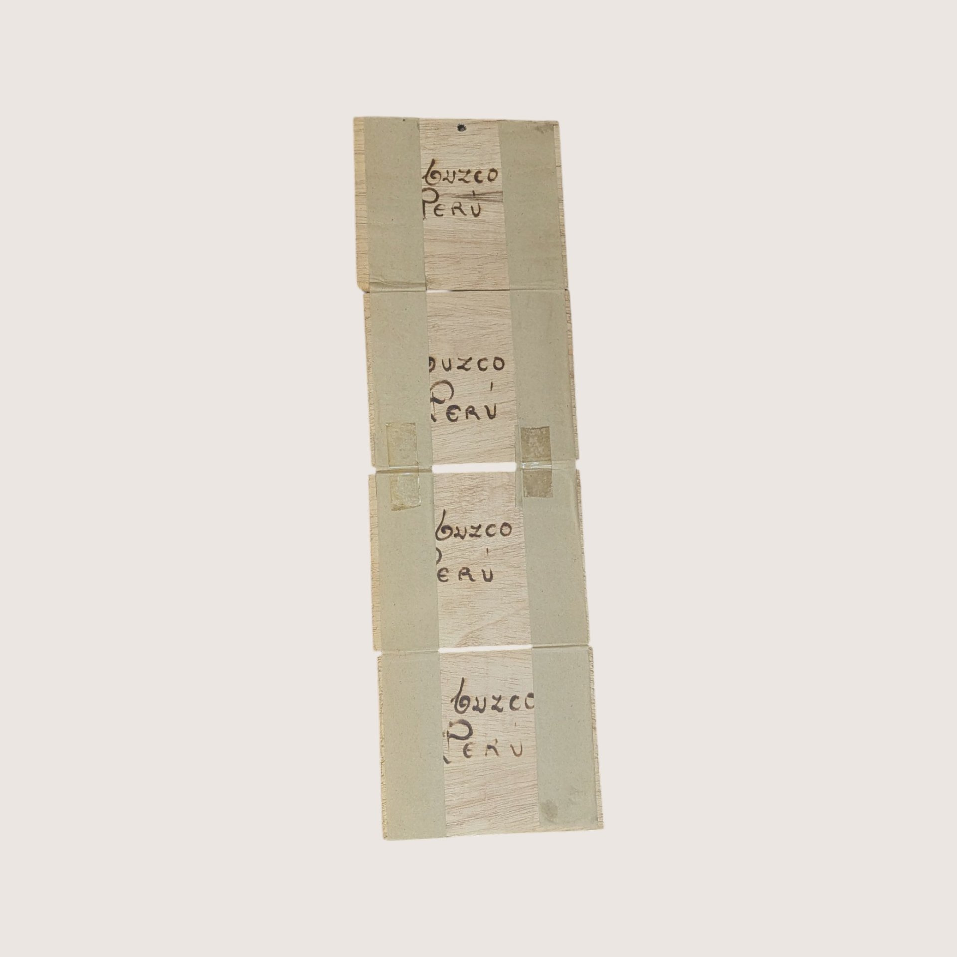 Vintage Peruvian Wood Burned Hanging Wall Plaques
