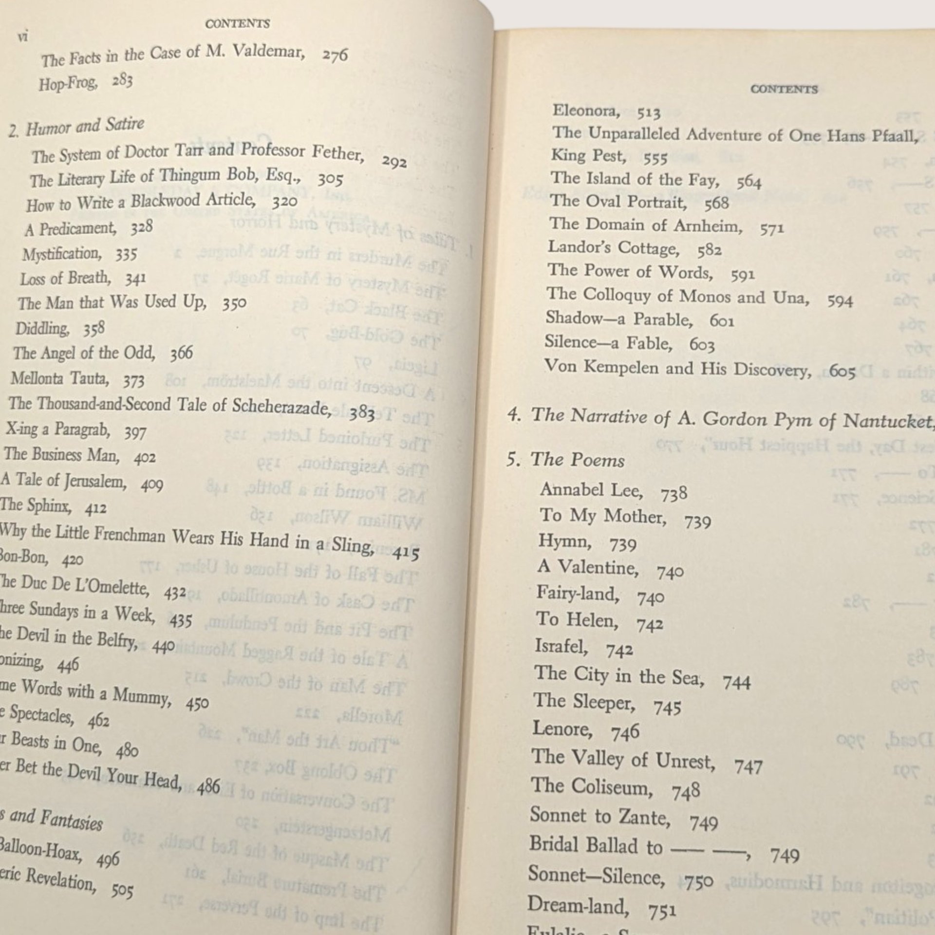 1966 Complete Stories and Poems of Edgar Allan Poe Hardcover Book