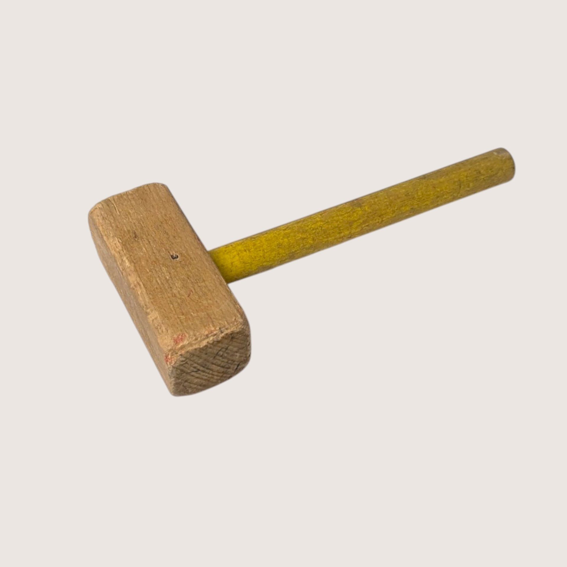 Vintage Playskool Wooden Pounding Bench Toy With Hammer