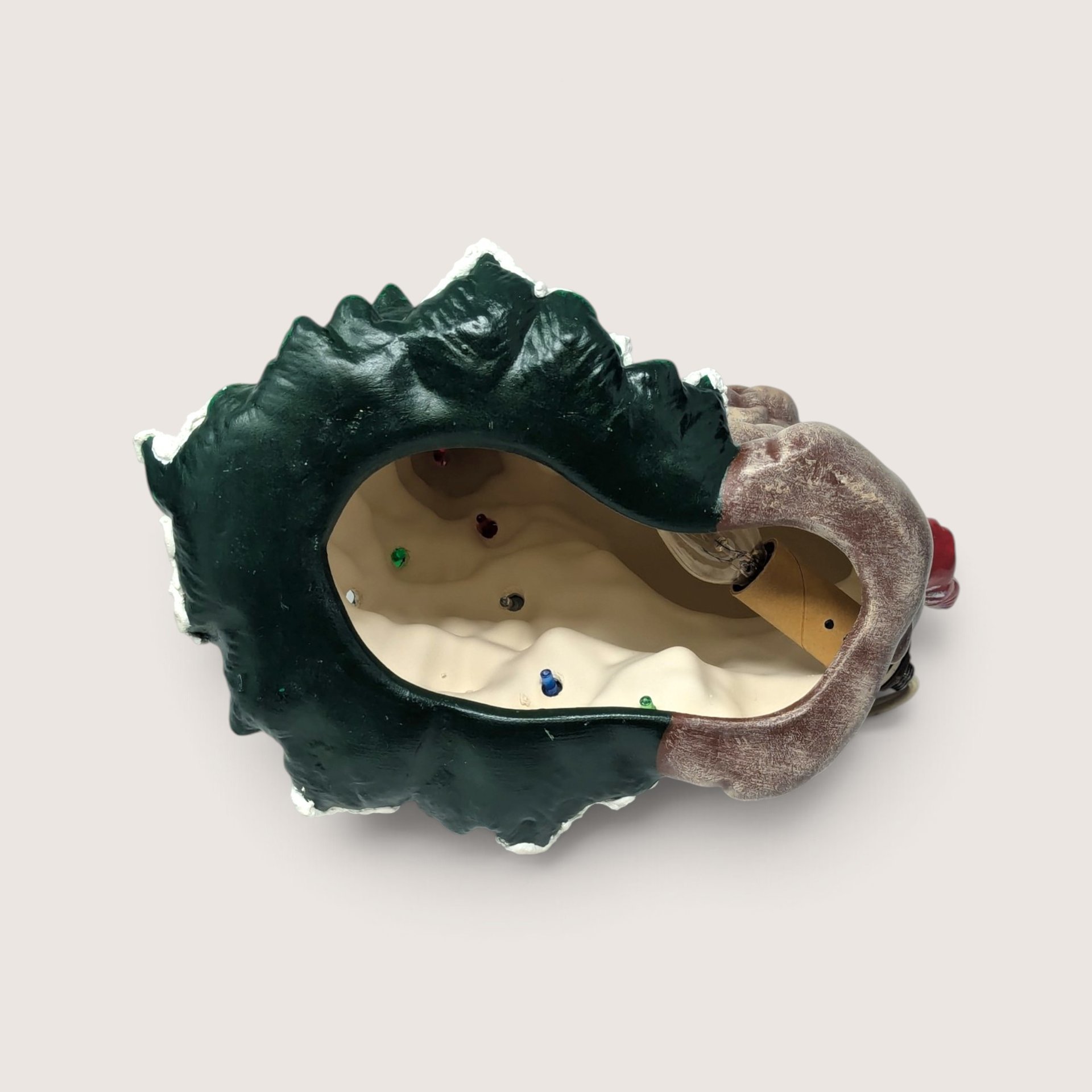 Vintage 1990s Ceramic Mouse Figurine Christmas Tree Decor