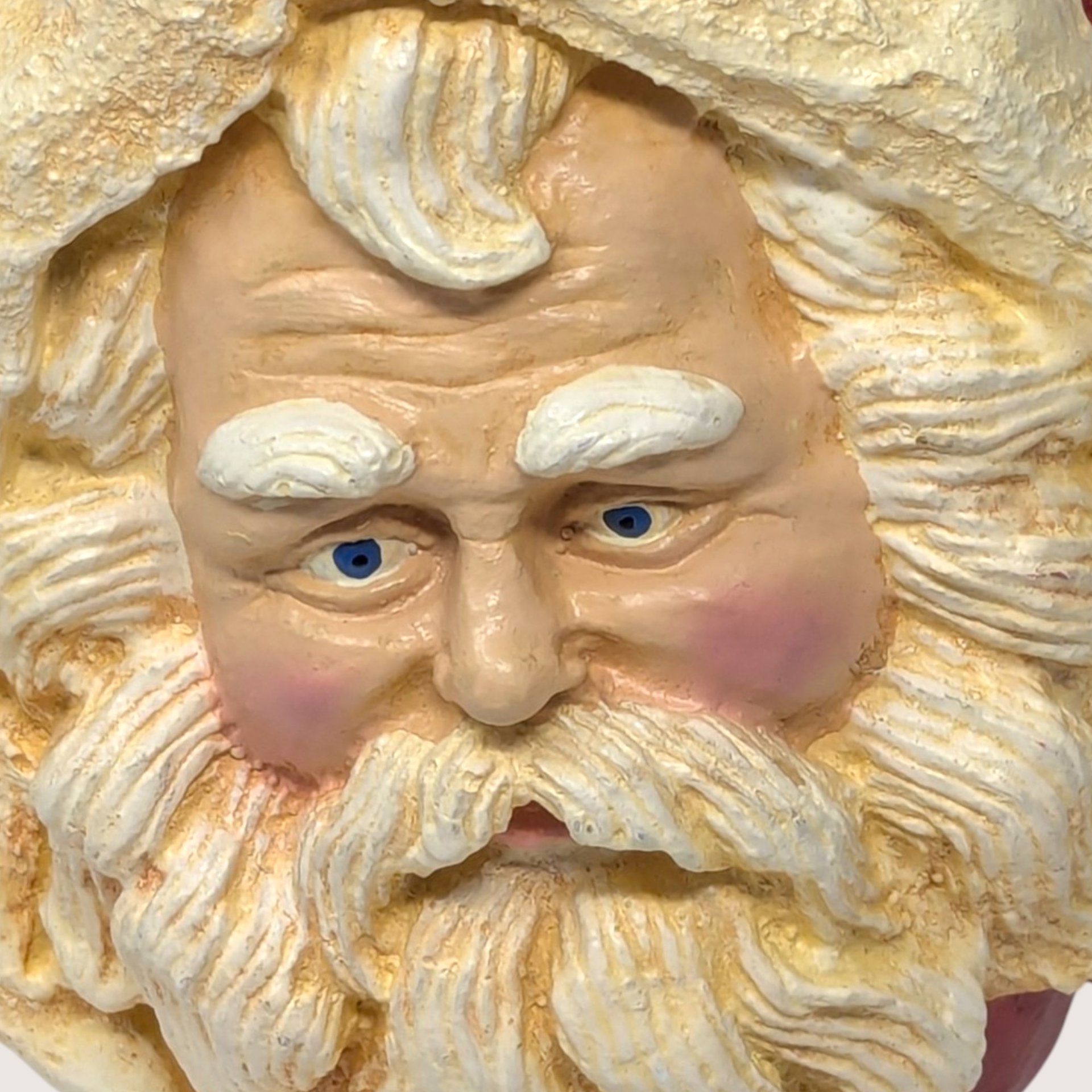 Vintage Santa Head Figurine Midwest Importers Christmas Decor