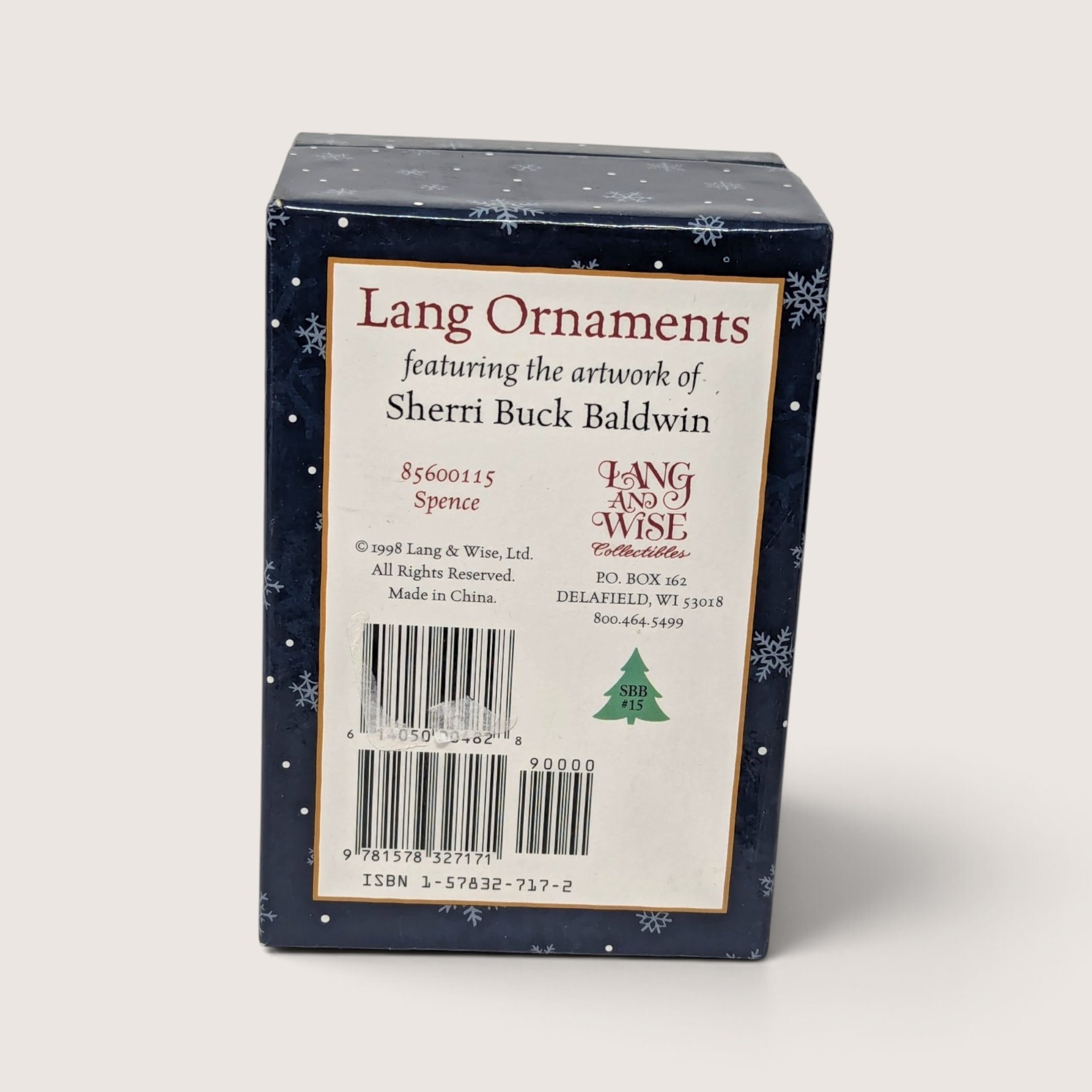 Vintage Lang And Wise Spence Ornament
